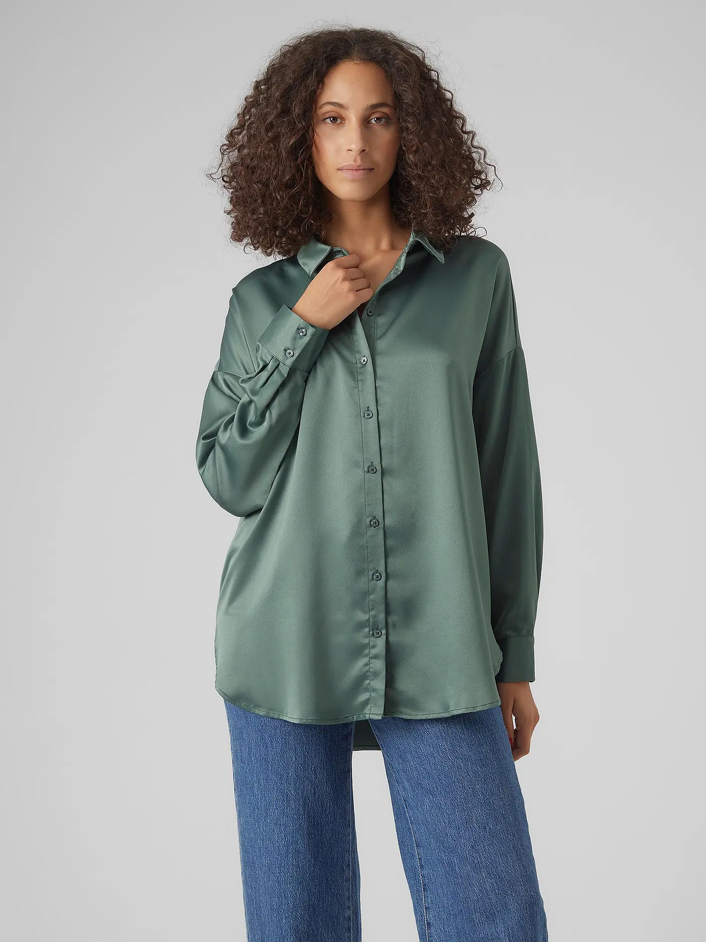 VERO MODA | Bluse VMMERLE | dunkelgrün