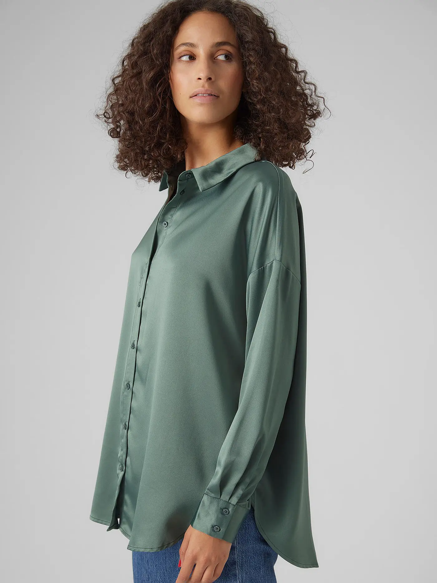 VERO MODA | Bluse VMMERLE | dunkelgrün