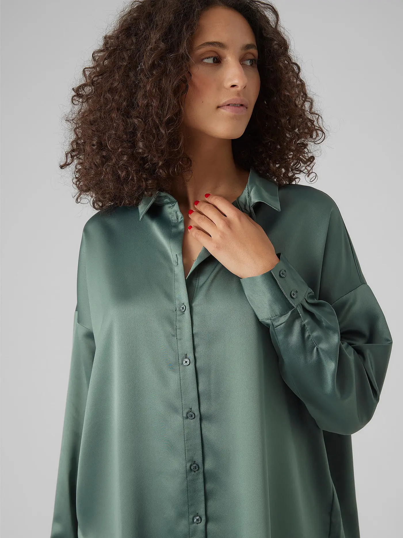 VERO MODA | Bluse VMMERLE | dunkelgrün