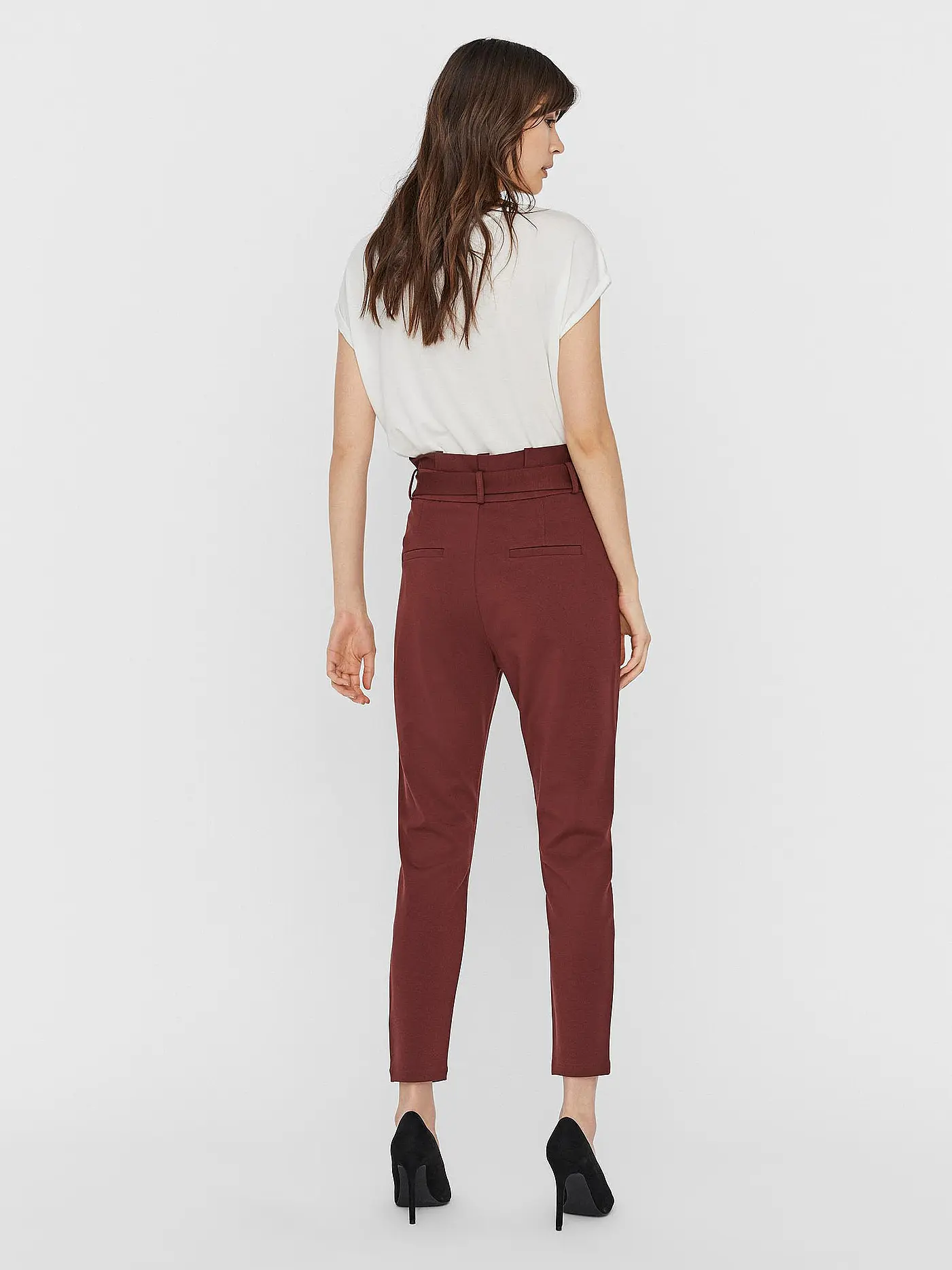 VERO MODA | Highwaist Hose Loose Fit VMEVA | braun