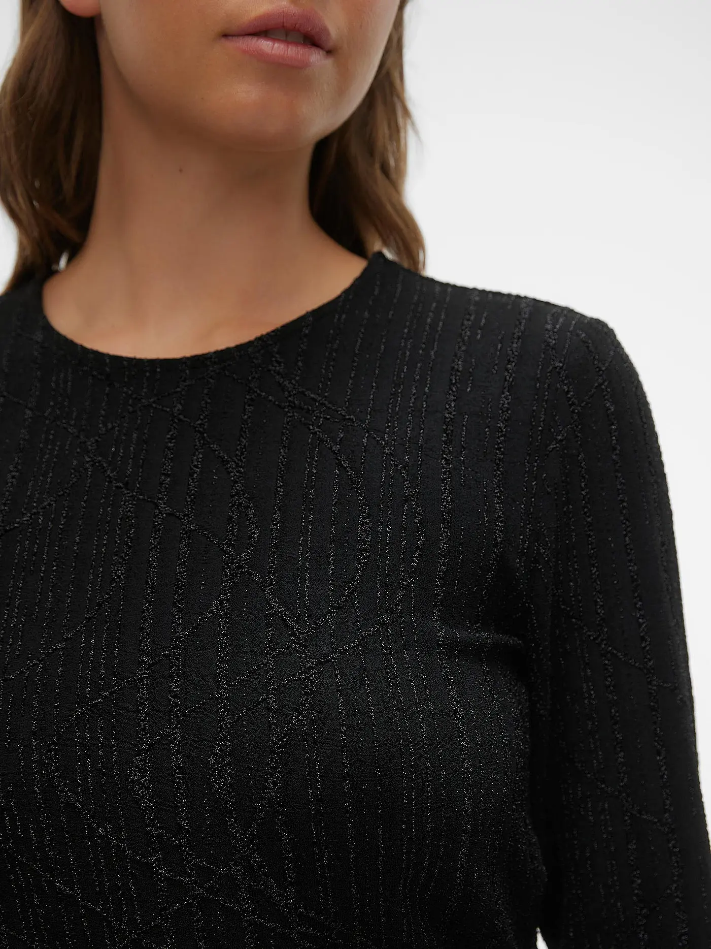 VERO MODA | Langarmshirt VMKANZ | schwarz