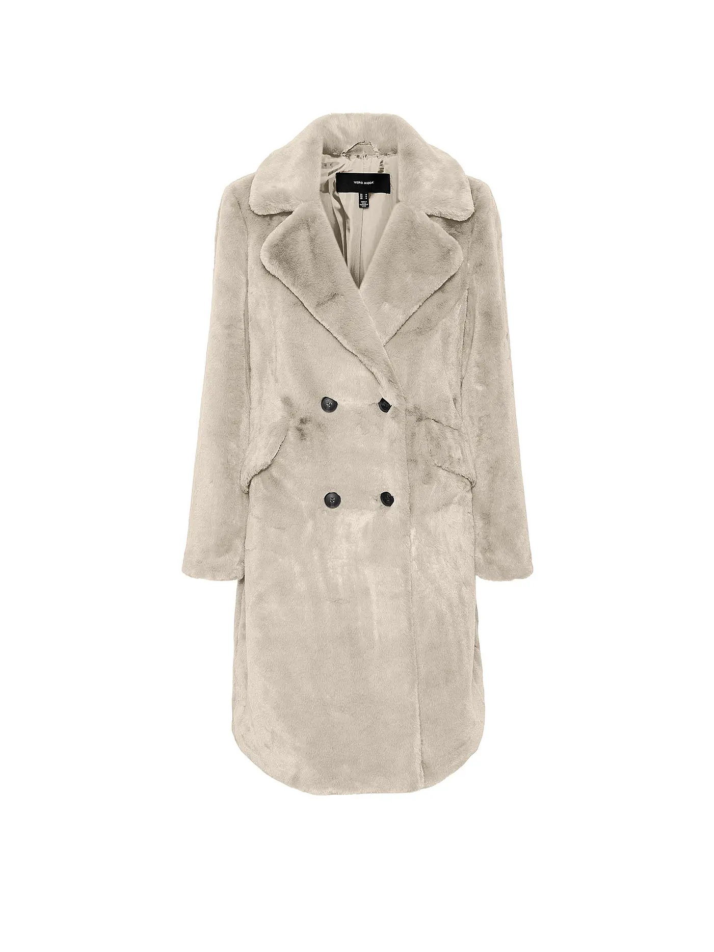 VERO MODA | Mantel in Felloptik VMSONJAELLY | creme