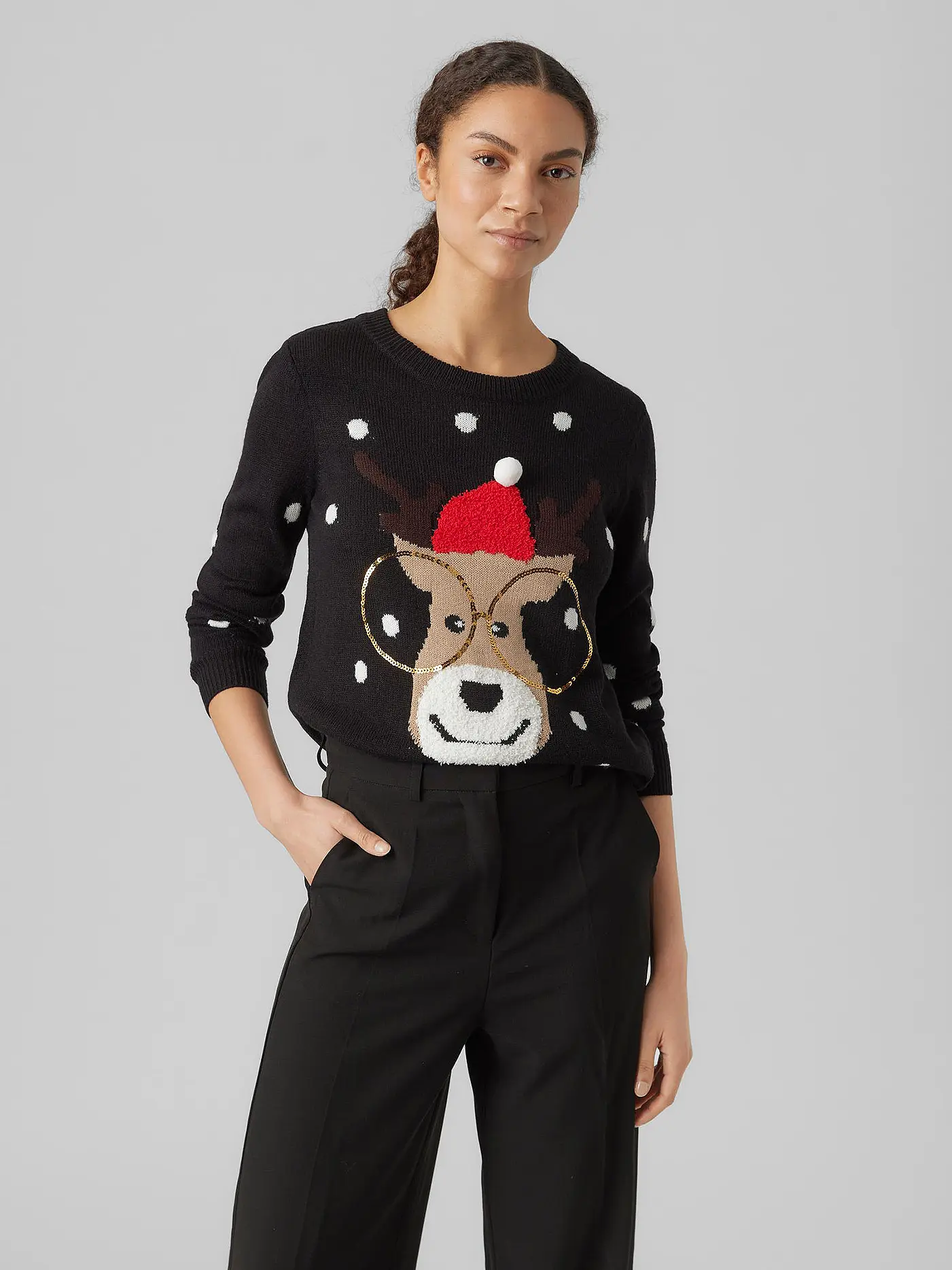 VERO MODA | Pullover VMTINSEL  | schwarz