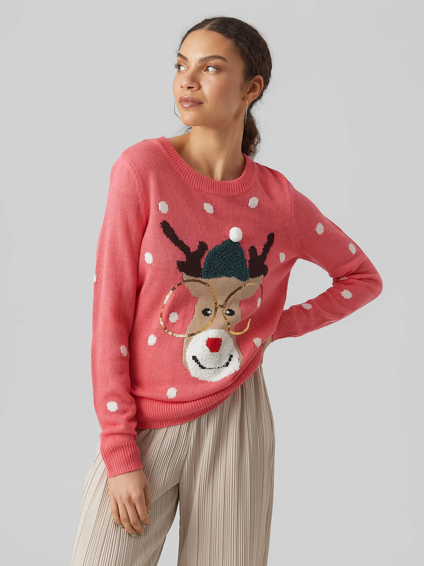 VERO MODA | Pullover VMTINSEL | pink