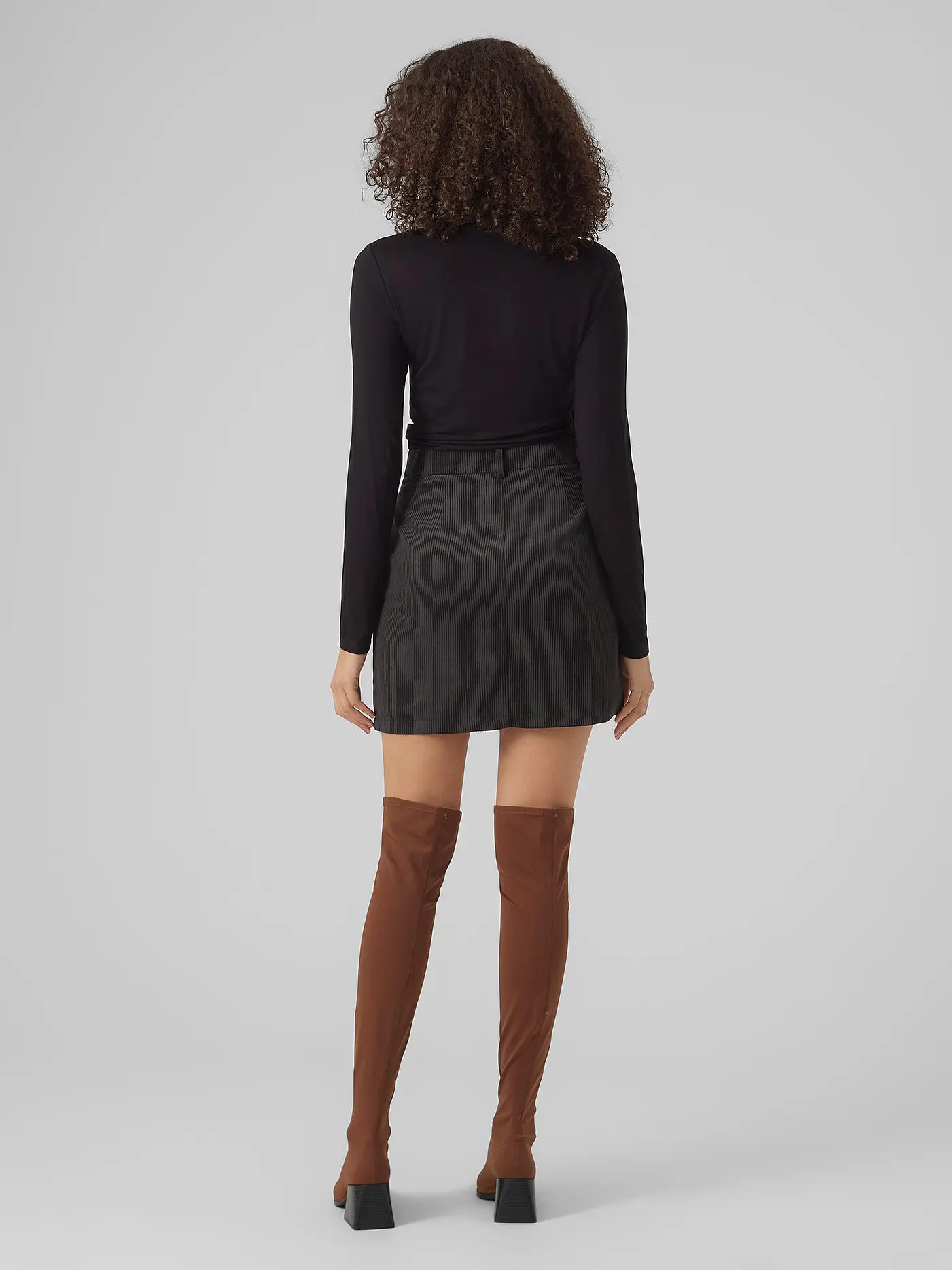 VERO MODA | Rollkragenpullover VMALBERTE | schwarz