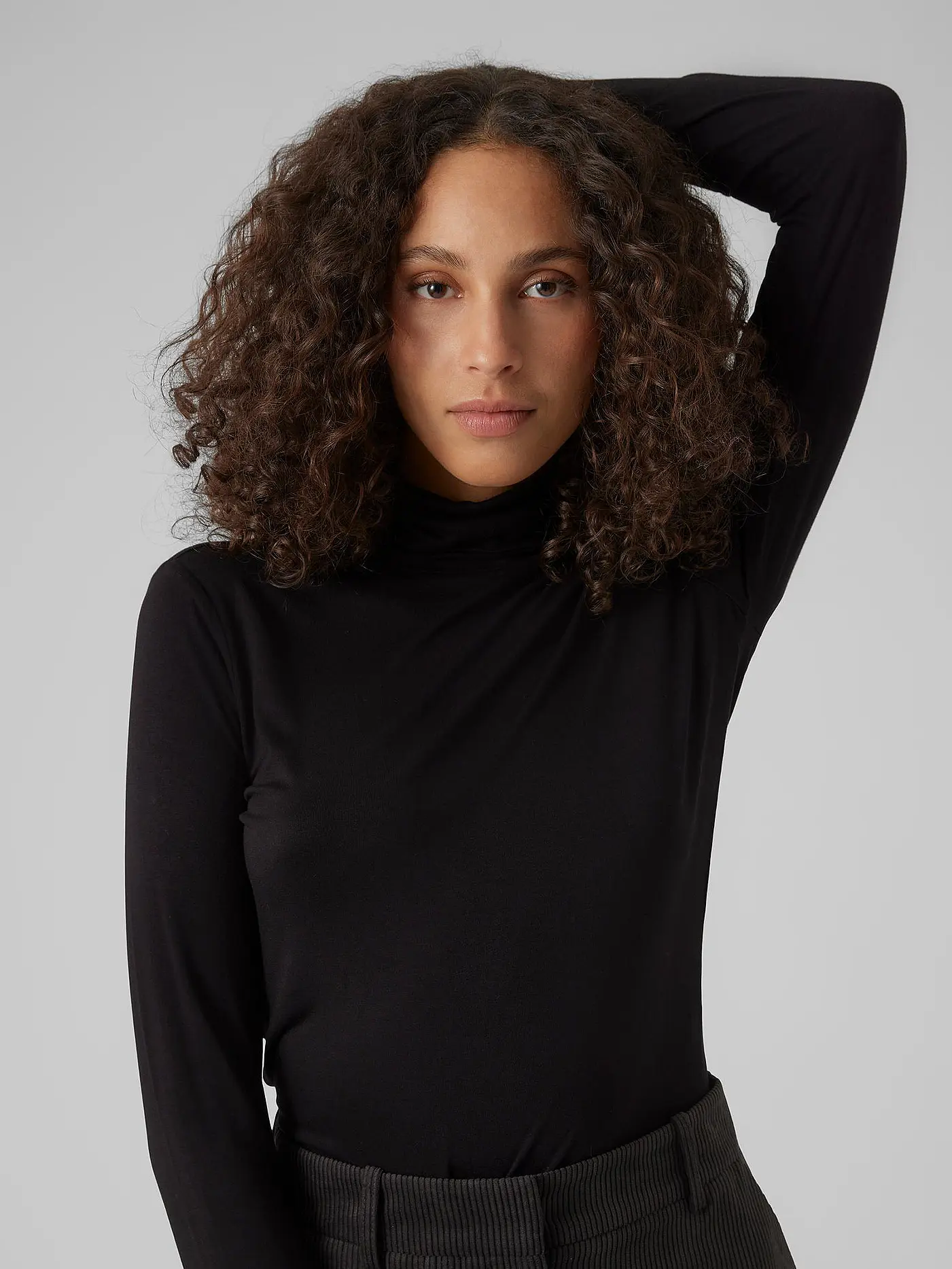 VERO MODA | Rollkragenpullover VMALBERTE | schwarz