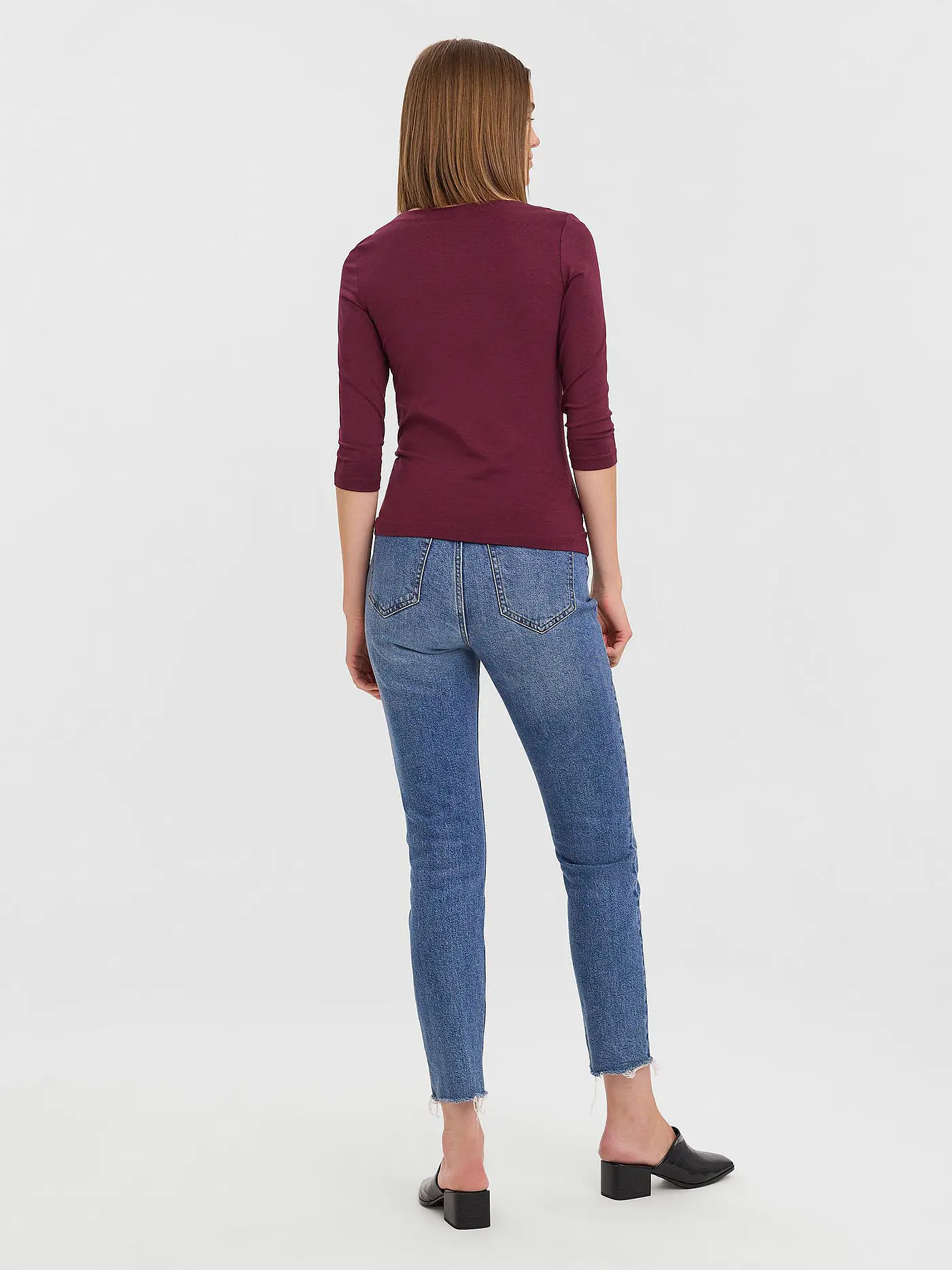 VERO MODA | Shirt VMPANDA | dunkelrot