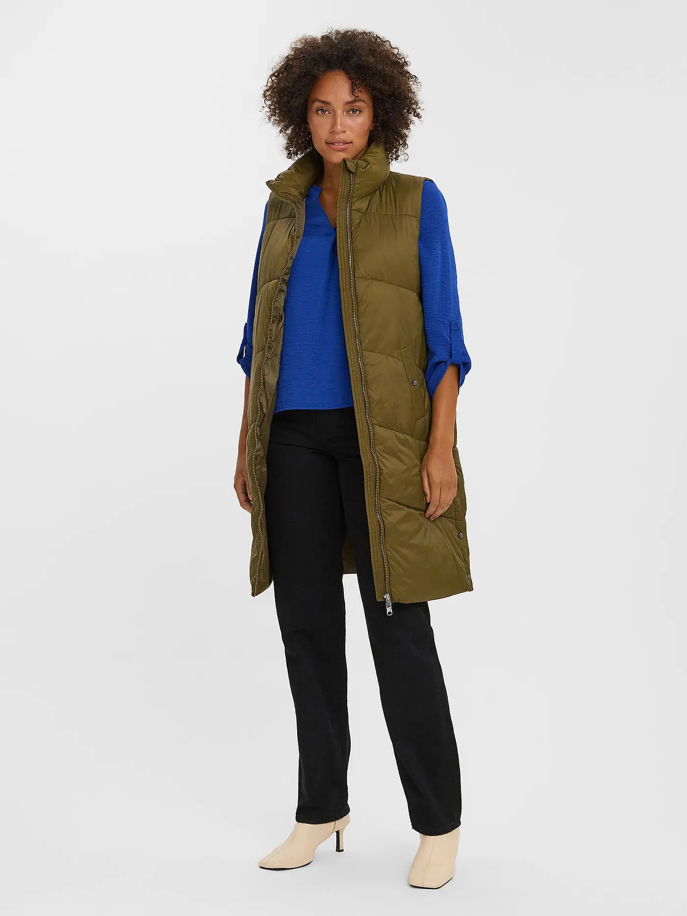 VERO MODA | Steppgilet VMUPPSALA  | olive