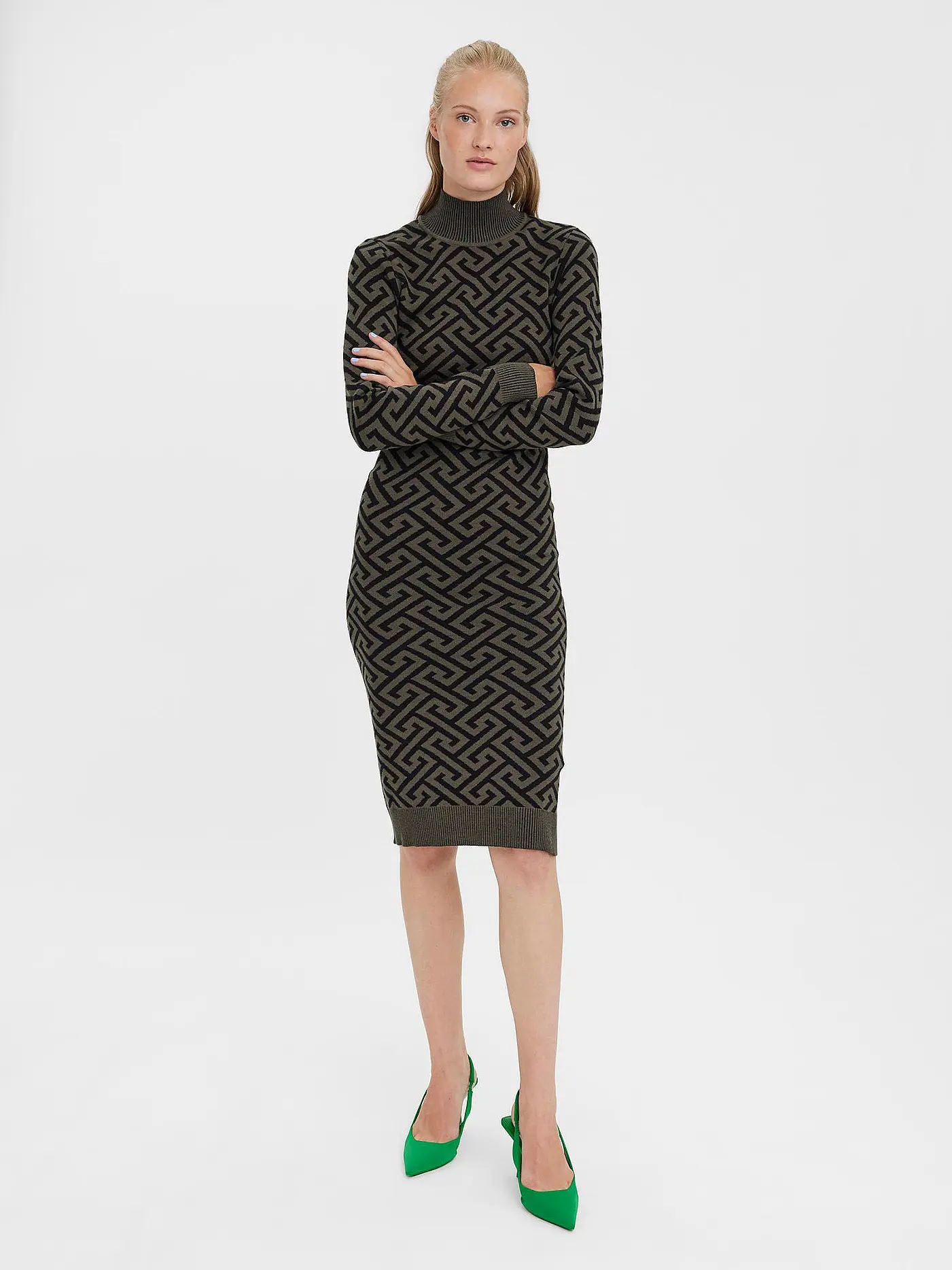 VERO MODA | Strickkleid VMARIA | schwarz