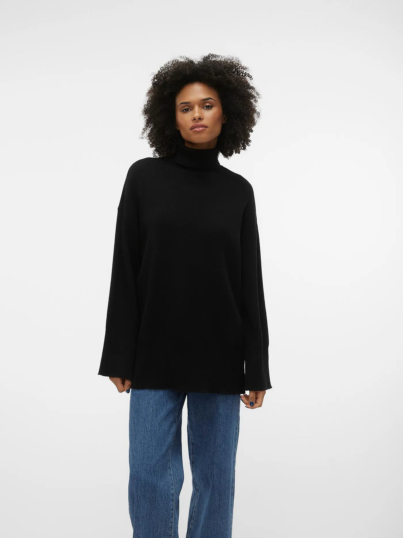 VERO MODA | Strickpullover | schwarz