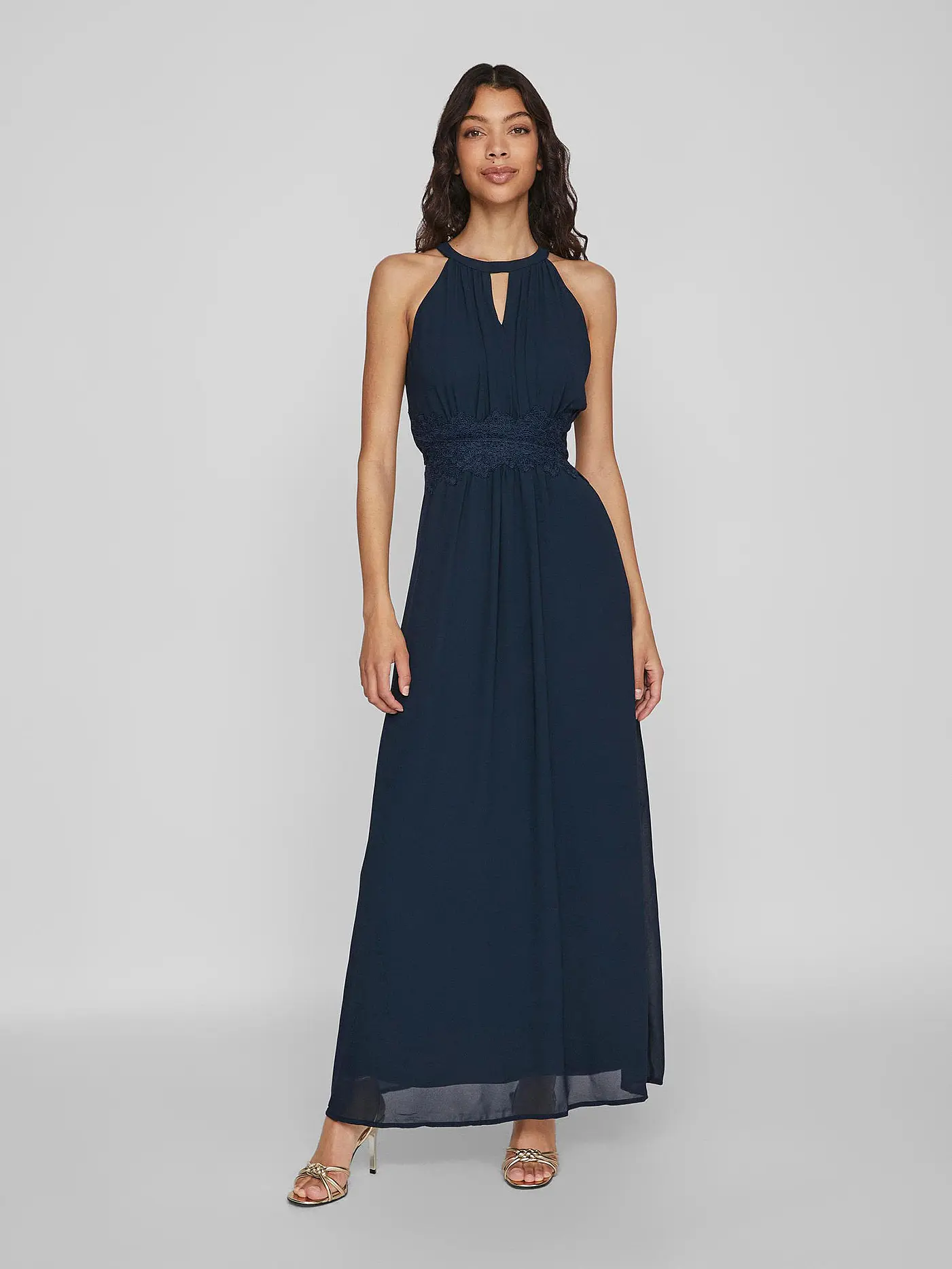 VILA | Abendkleid VIMILINA  | dunkelblau