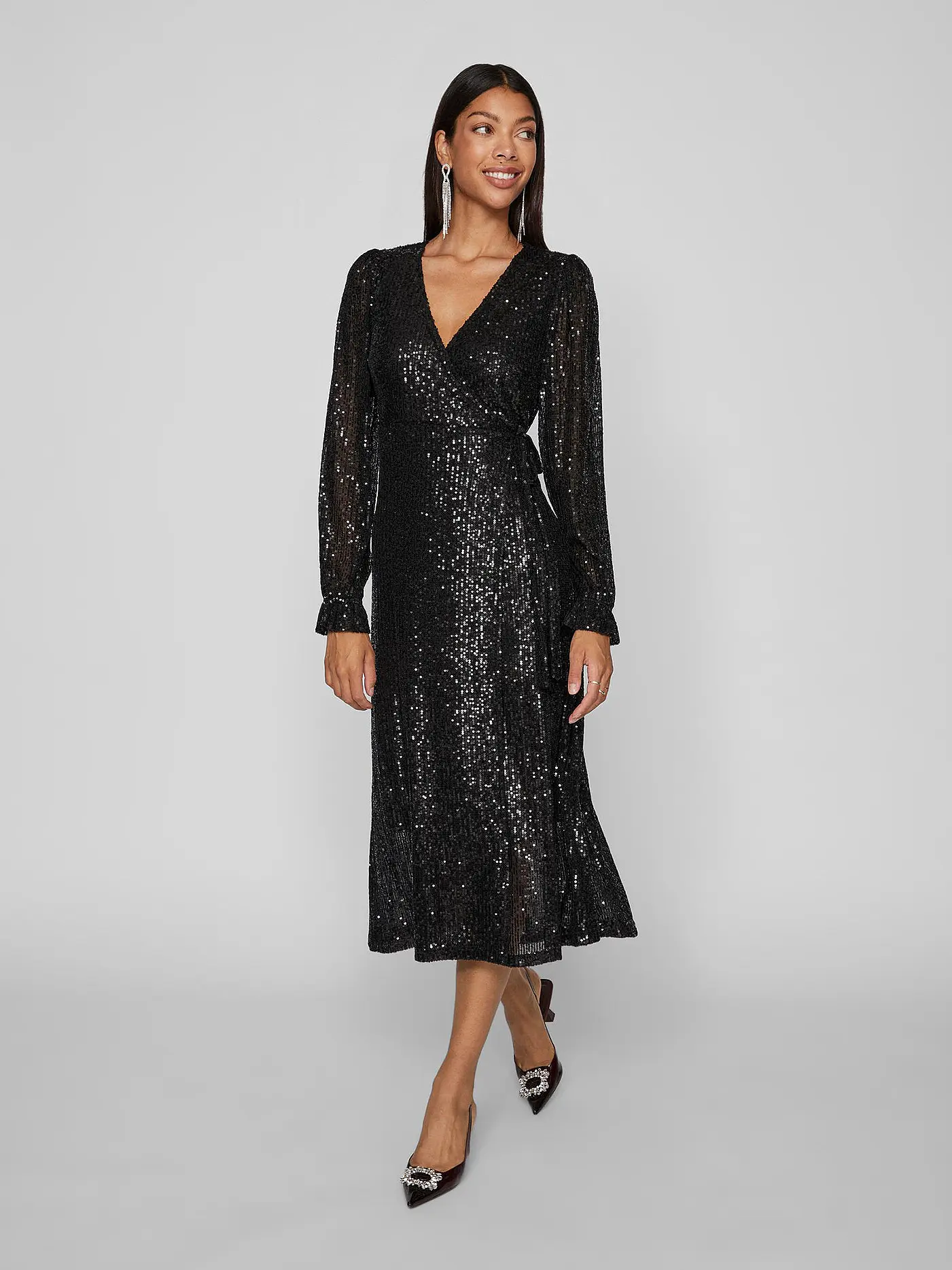VILA | Cocktailkleid VIMAIA | schwarz