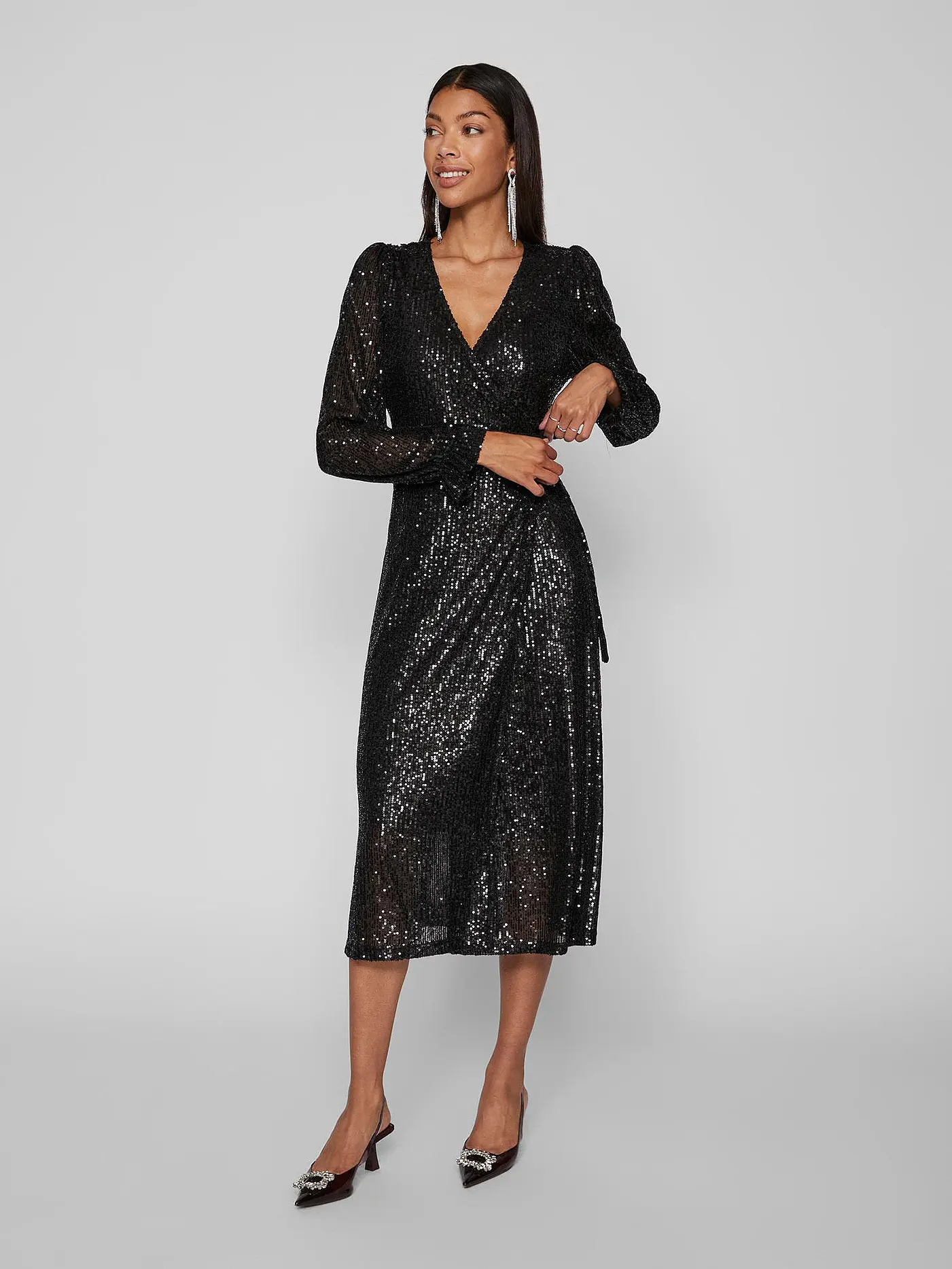 VILA | Cocktailkleid VIMAIA | schwarz