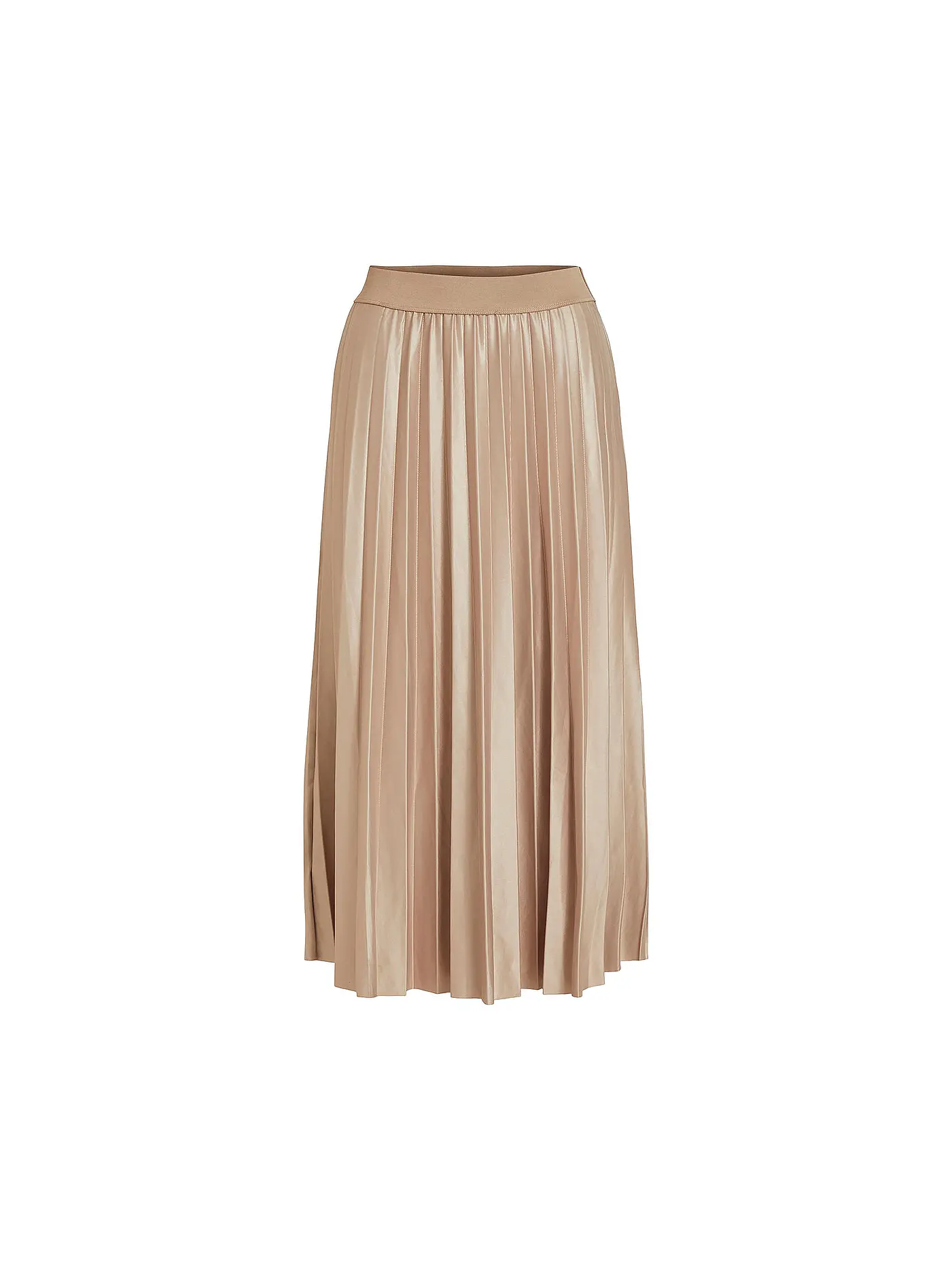 VILA | Plisseerock VINITBAN  | beige