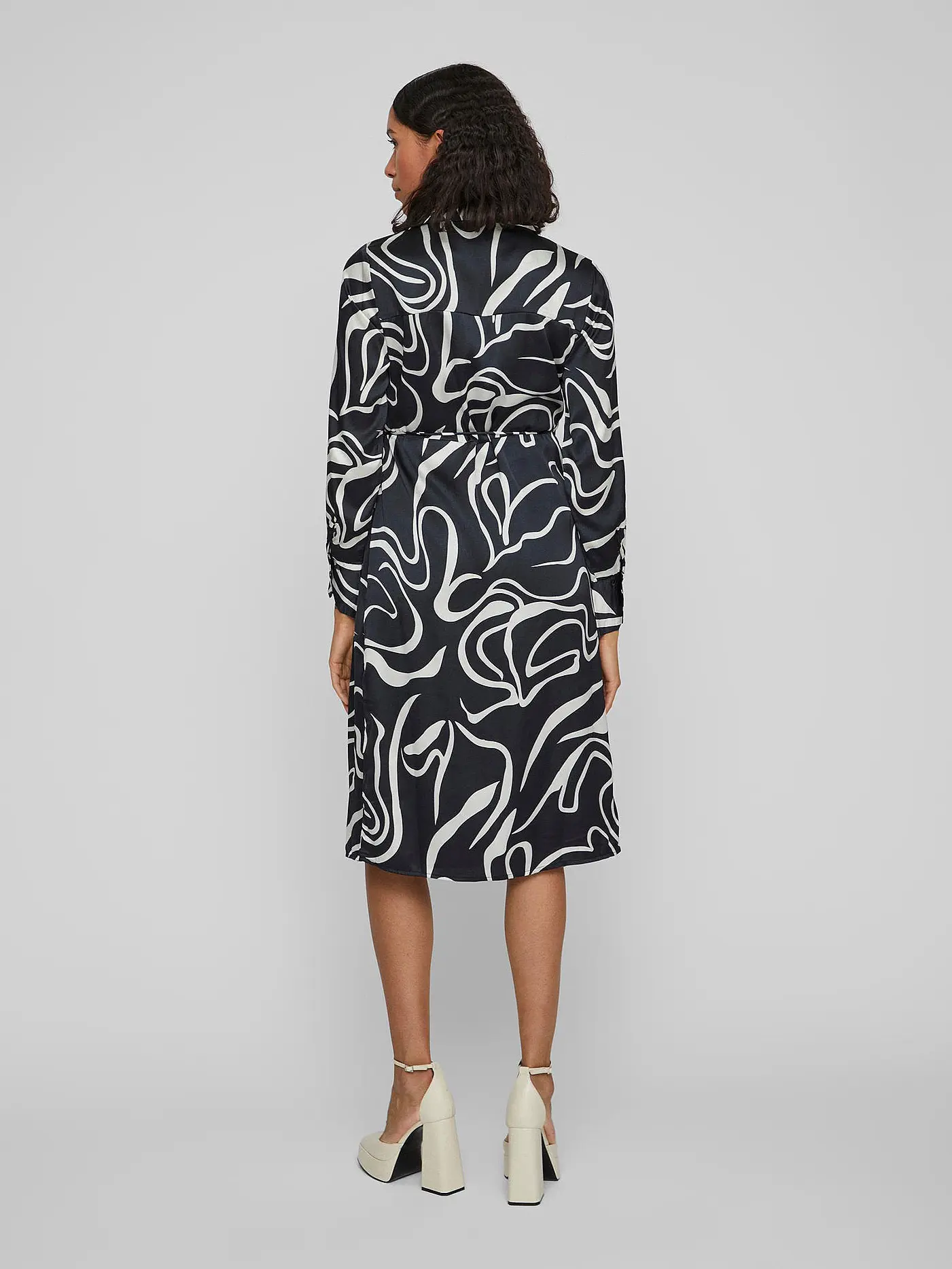 VILA | Wickelkleid VIJULIE | schwarz