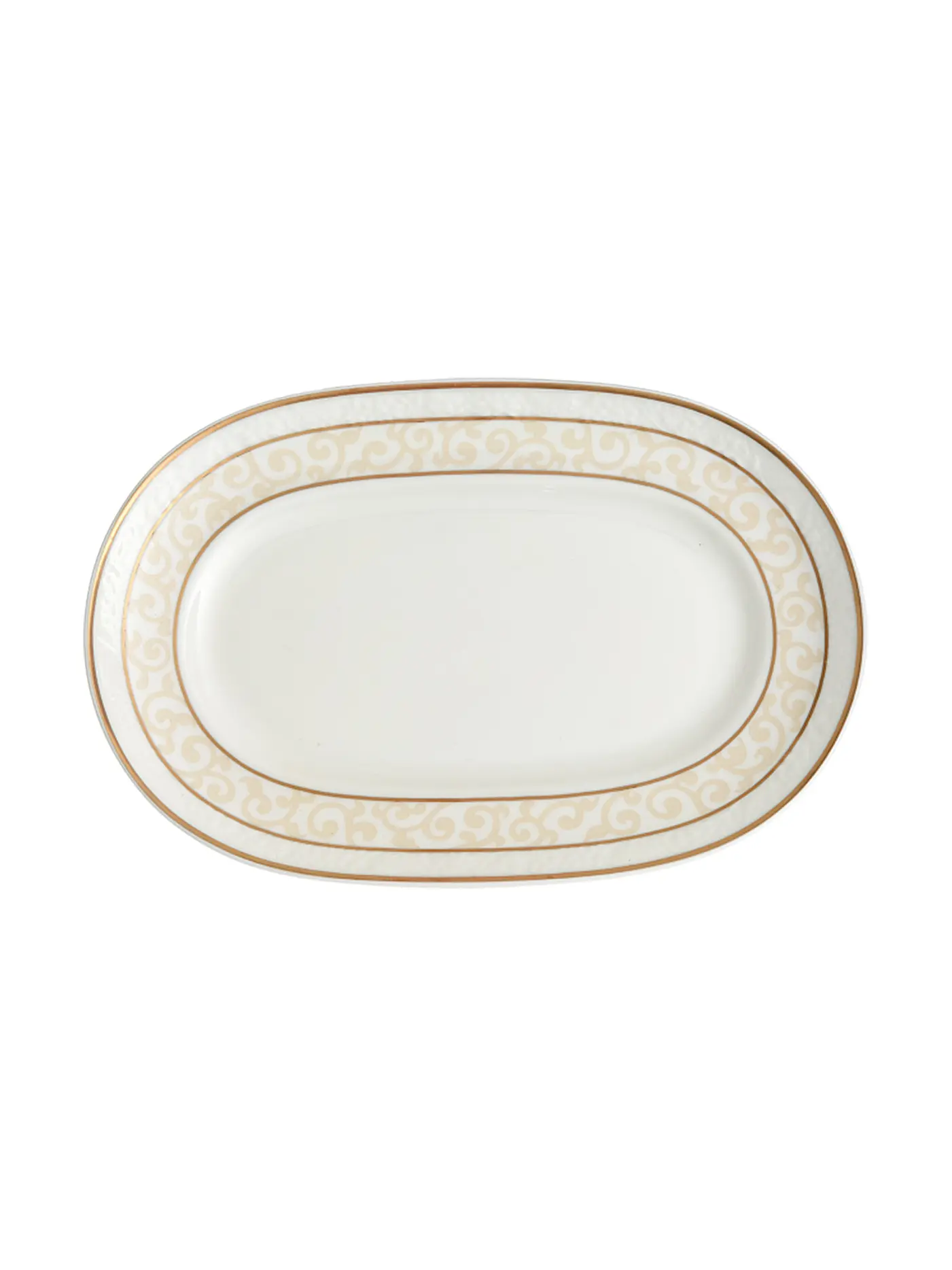 VILLEROY & BOCH SIGNATURE | Beilagen-/Sauciere-Untertasse "Ivoire" 22cm | beige