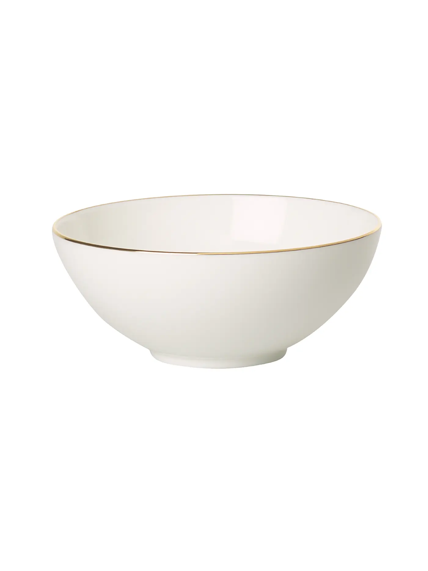 VILLEROY & BOCH SIGNATURE | Dessertschale "Anmut Gold" 13cm | weiss