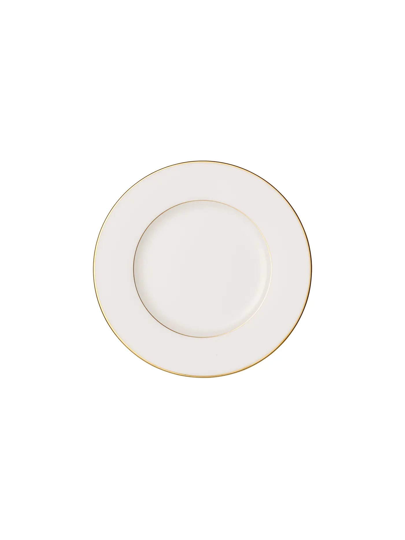 VILLEROY & BOCH SIGNATURE | Frühstücksteller "Anmut Gold" 22cm | weiss