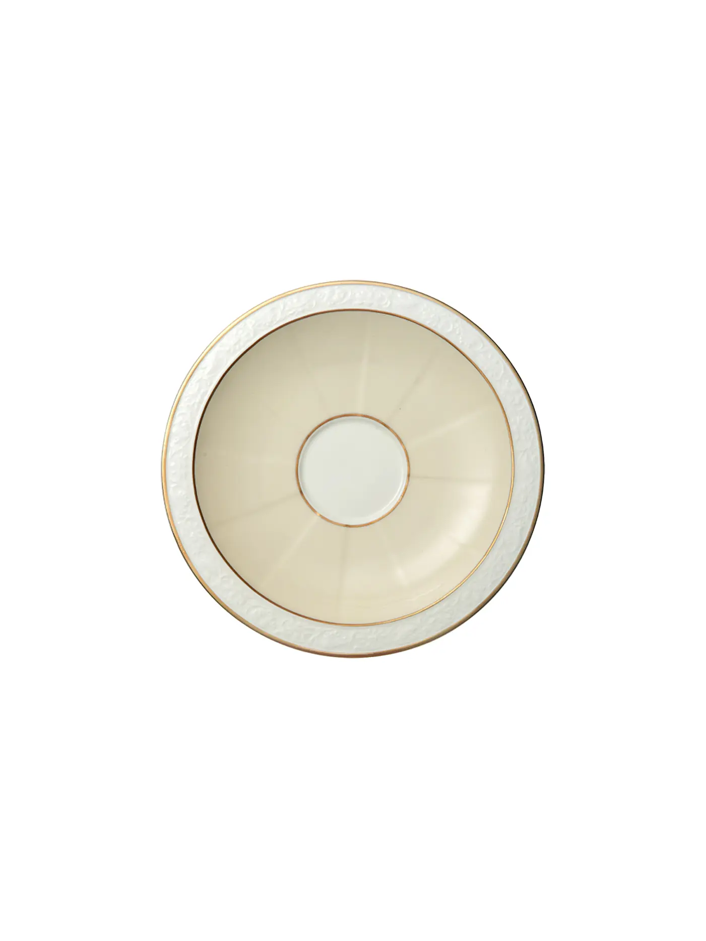 VILLEROY & BOCH SIGNATURE | Kaffee-/Tee-Untertasse "Ivoire" 16cm | beige