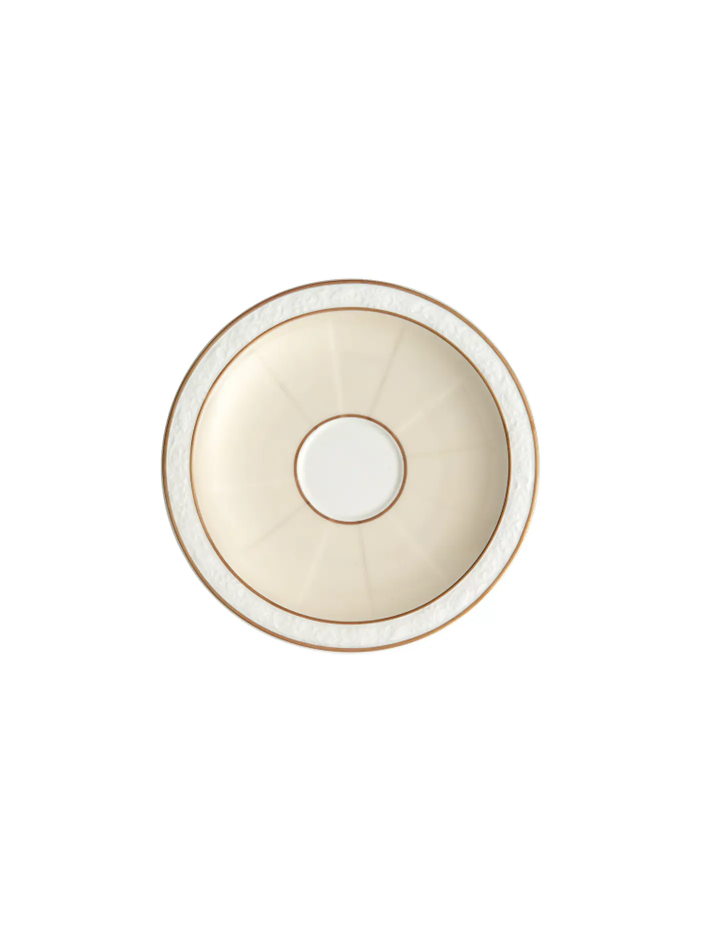 VILLEROY & BOCH SIGNATURE | Mokka-/Espresso-Untertasse "Ivoire" 13cm | beige