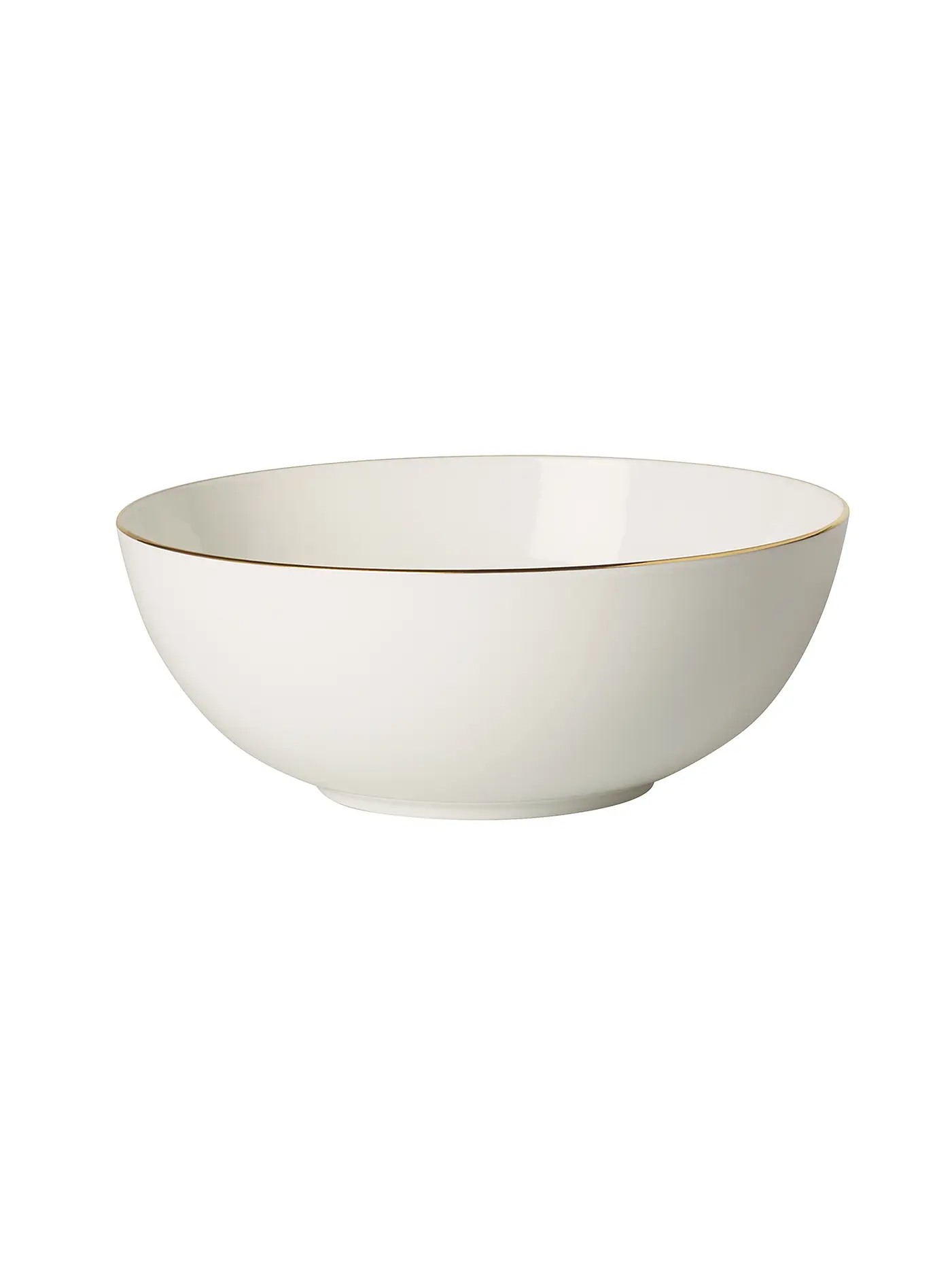 VILLEROY & BOCH SIGNATURE | Schüssel rund "Anmut Gold" 23cm | weiss