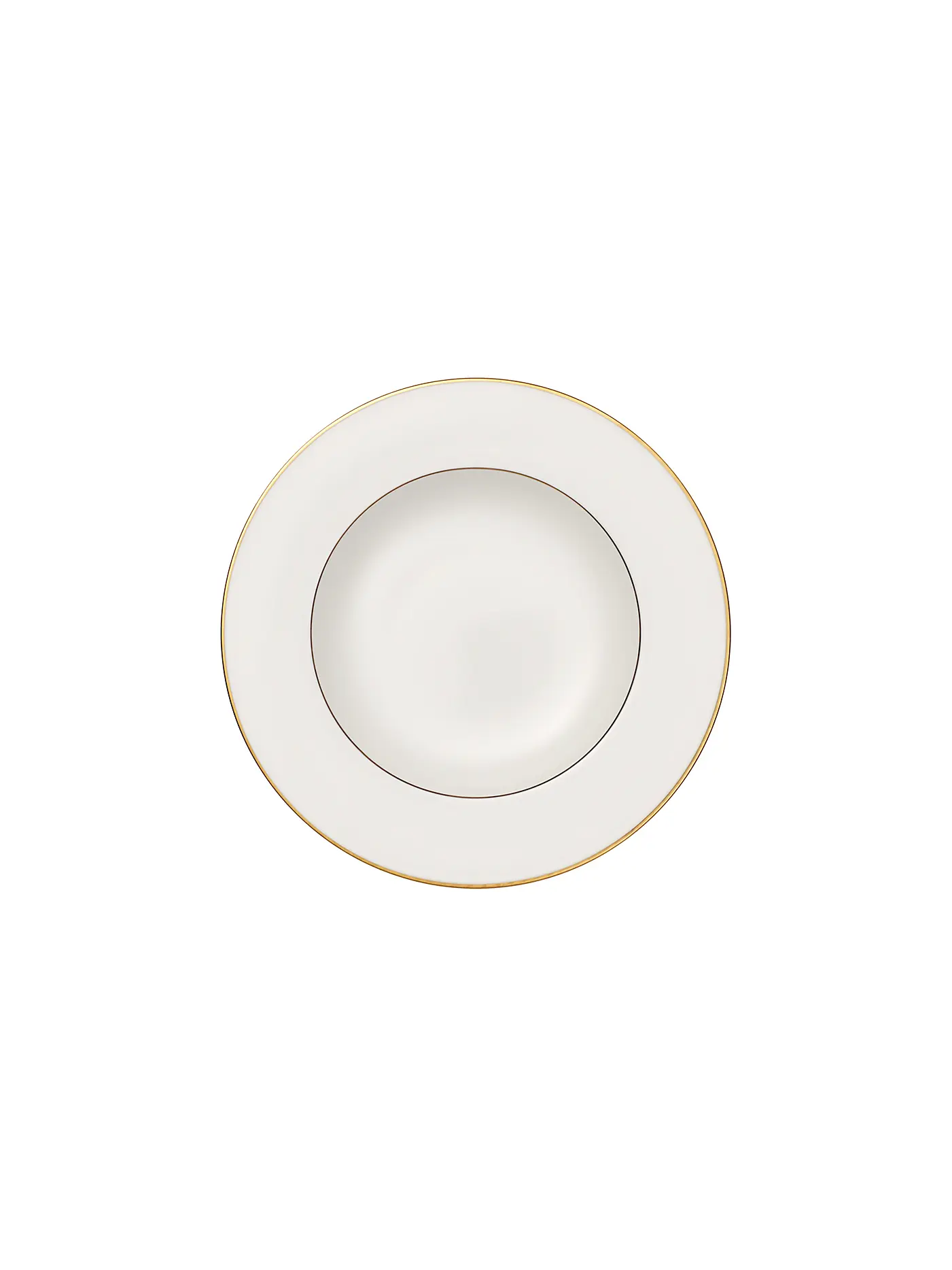 VILLEROY & BOCH SIGNATURE | Suppenteller "Anmut Gold" 24cm | weiss