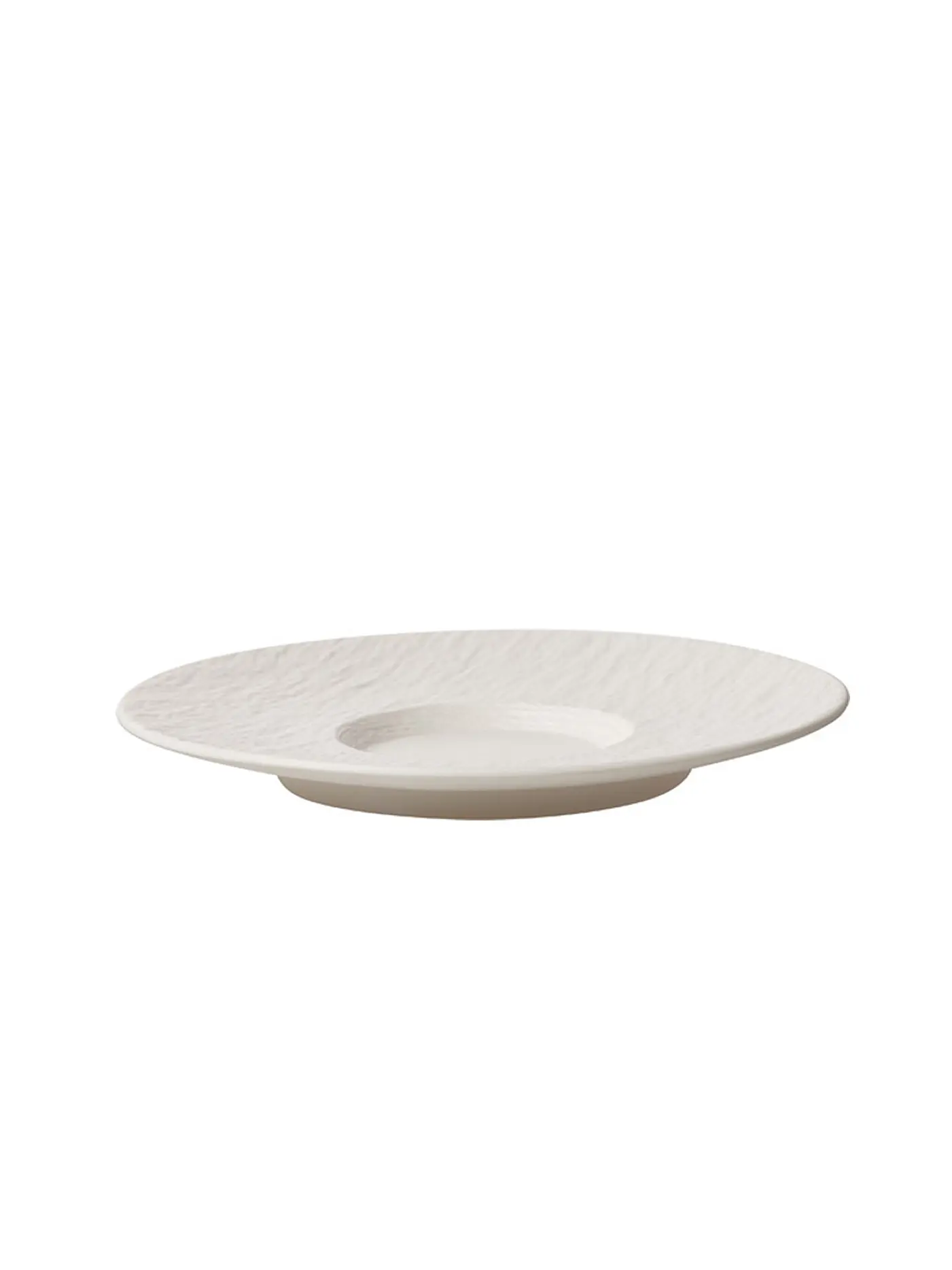 VILLEROY & BOCH | Cafe au Lait Unterteller "Manufacture Rock" 17cm (Blanc) | weiss
