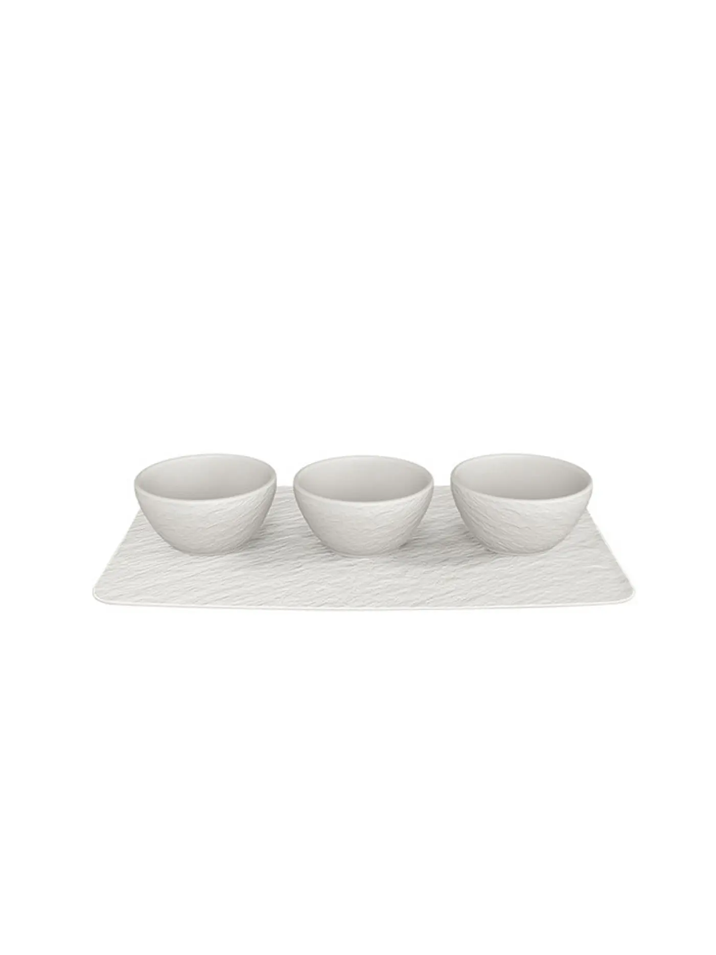 VILLEROY & BOCH | Dipschälchen 4er Manufacture Rock Blanc  | weiss