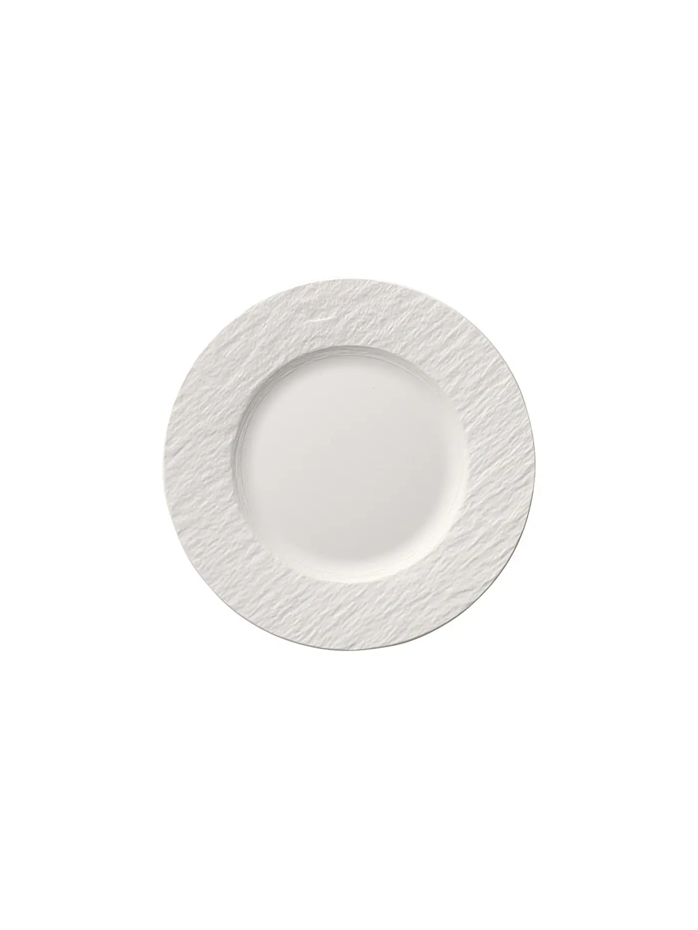 VILLEROY & BOCH | Frühstücksteller "Manufacture Rock" 22cm (Blanc) | weiss
