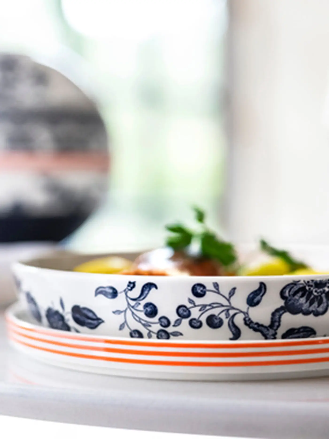 VILLEROY & BOCH | Geschirrset 7-teilig LA BOULE Iconic Paradiso | dunkelblau