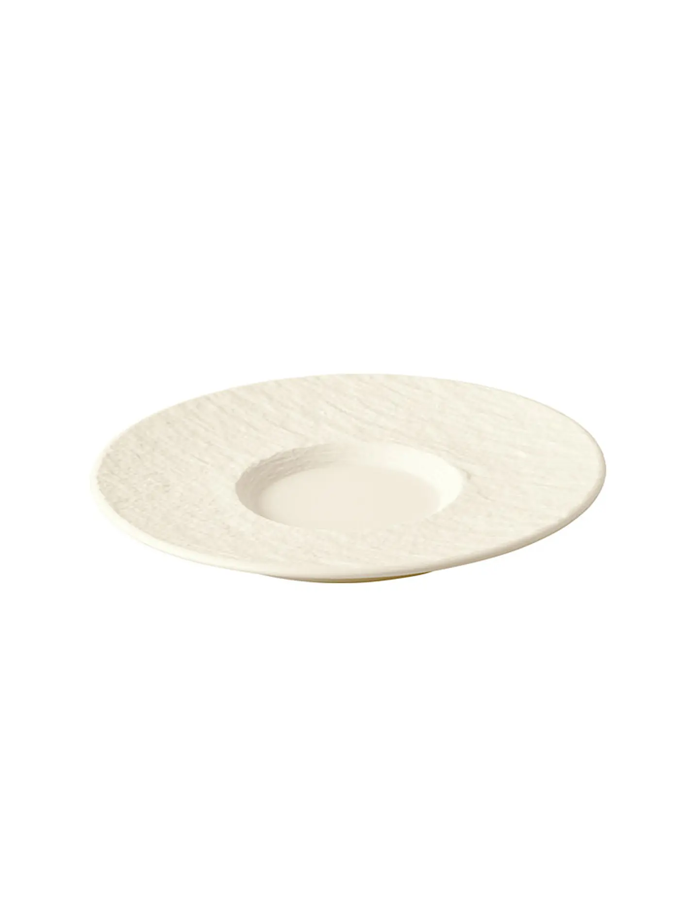 VILLEROY & BOCH | Kaffee Untertasse Manufacture Rock Blanc 15,5cm | weiss