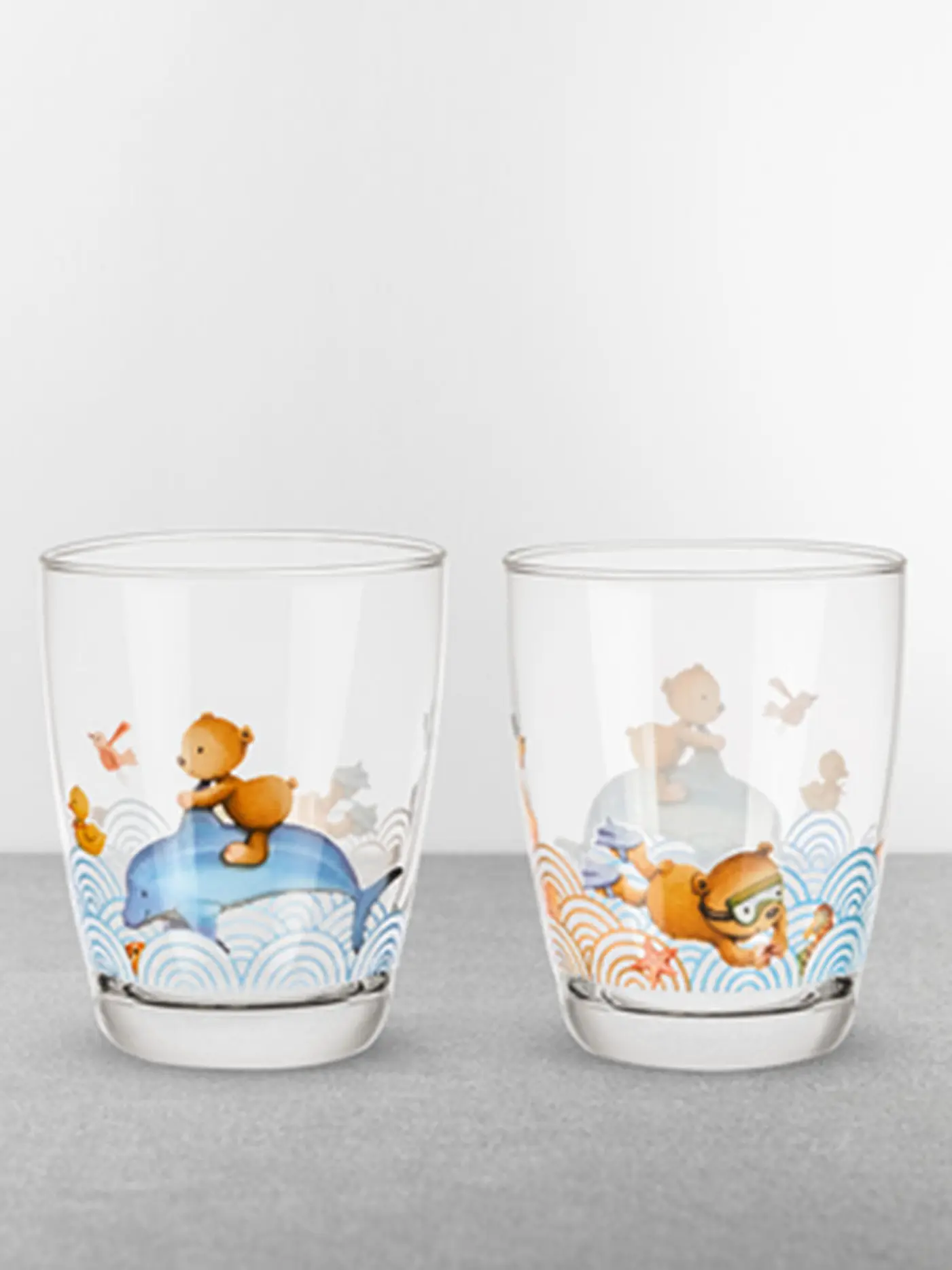 VILLEROY & BOCH | Kinderglas 2er Set Happy as a Bear  | bunt