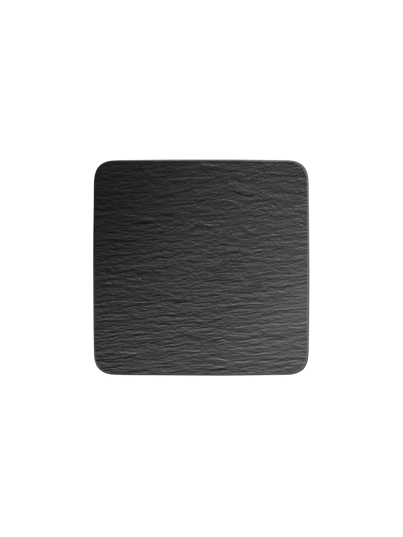 VILLEROY & BOCH | Servierplatte quadratisch Gourmet  Manufacture Rock 32,5x32,5cm | schwarz