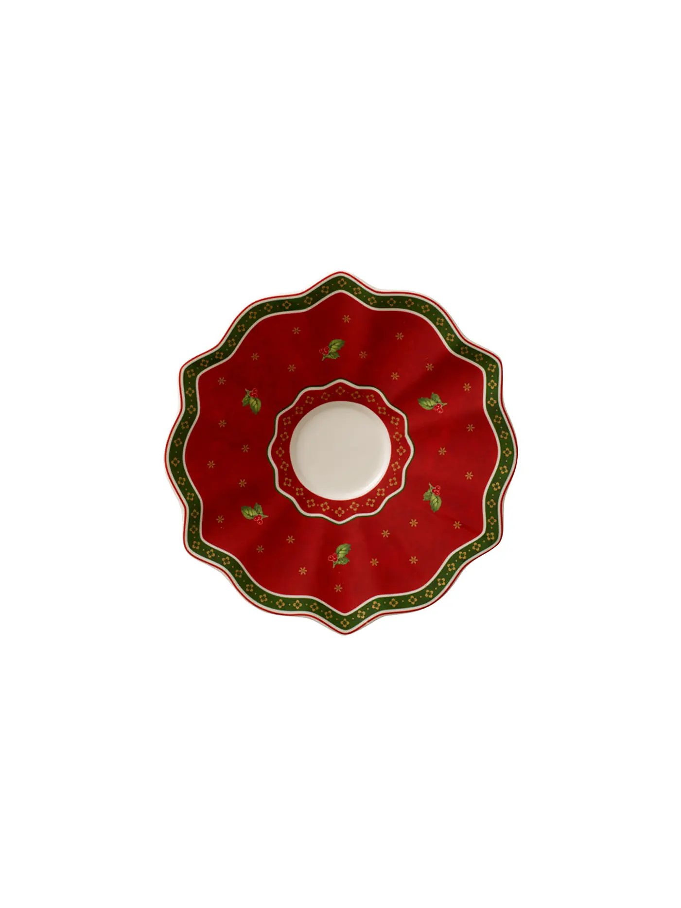 VILLEROY & BOCH | Toy's Delight Milchkaffee-Untertasse  | rot