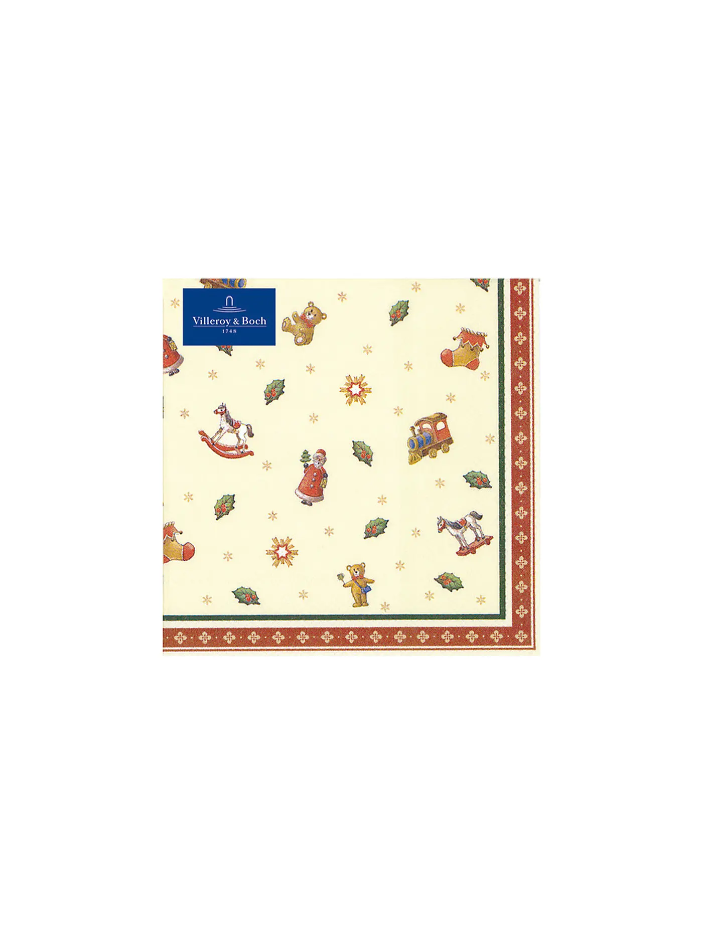 VILLEROY & BOCH | Winter Specials Toys Serviette Streumotive, 33x33cm, 20 Stück | bunt