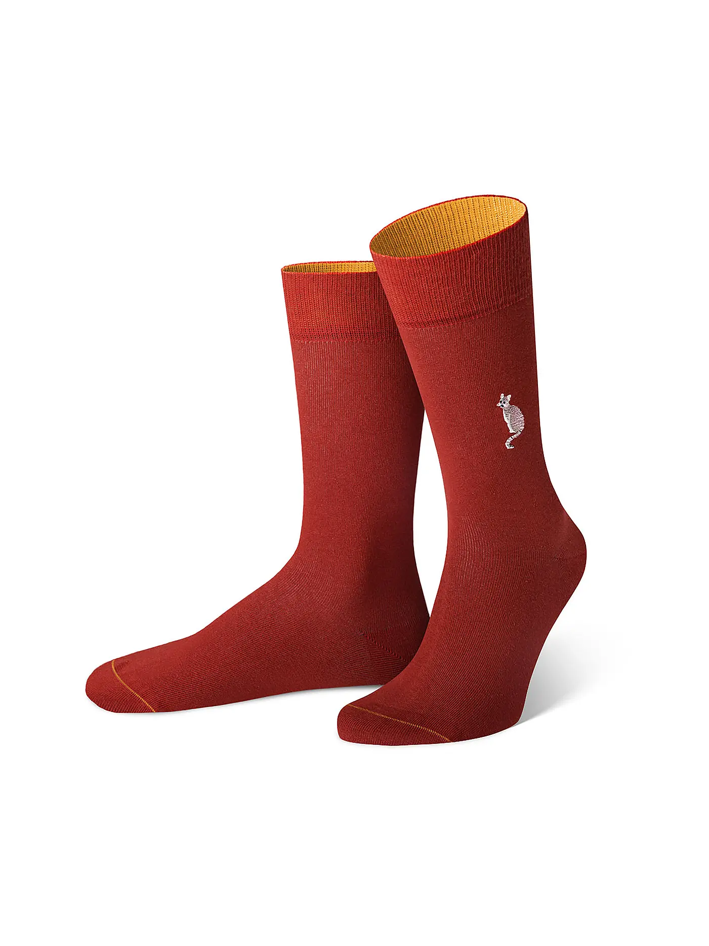 VON JUNGFELD | Socken KATZE rot | rot