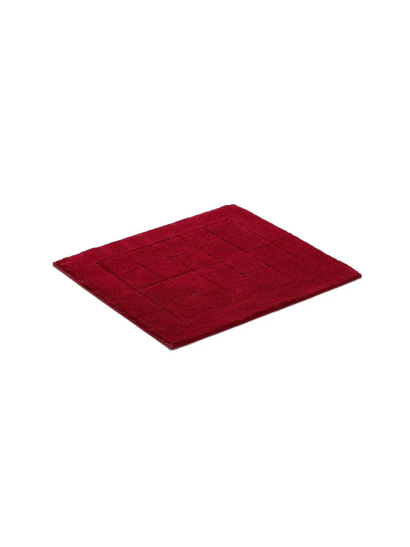 VOSSEN | Badeteppich "Exclusive" 55x65cm (rubin) | rot