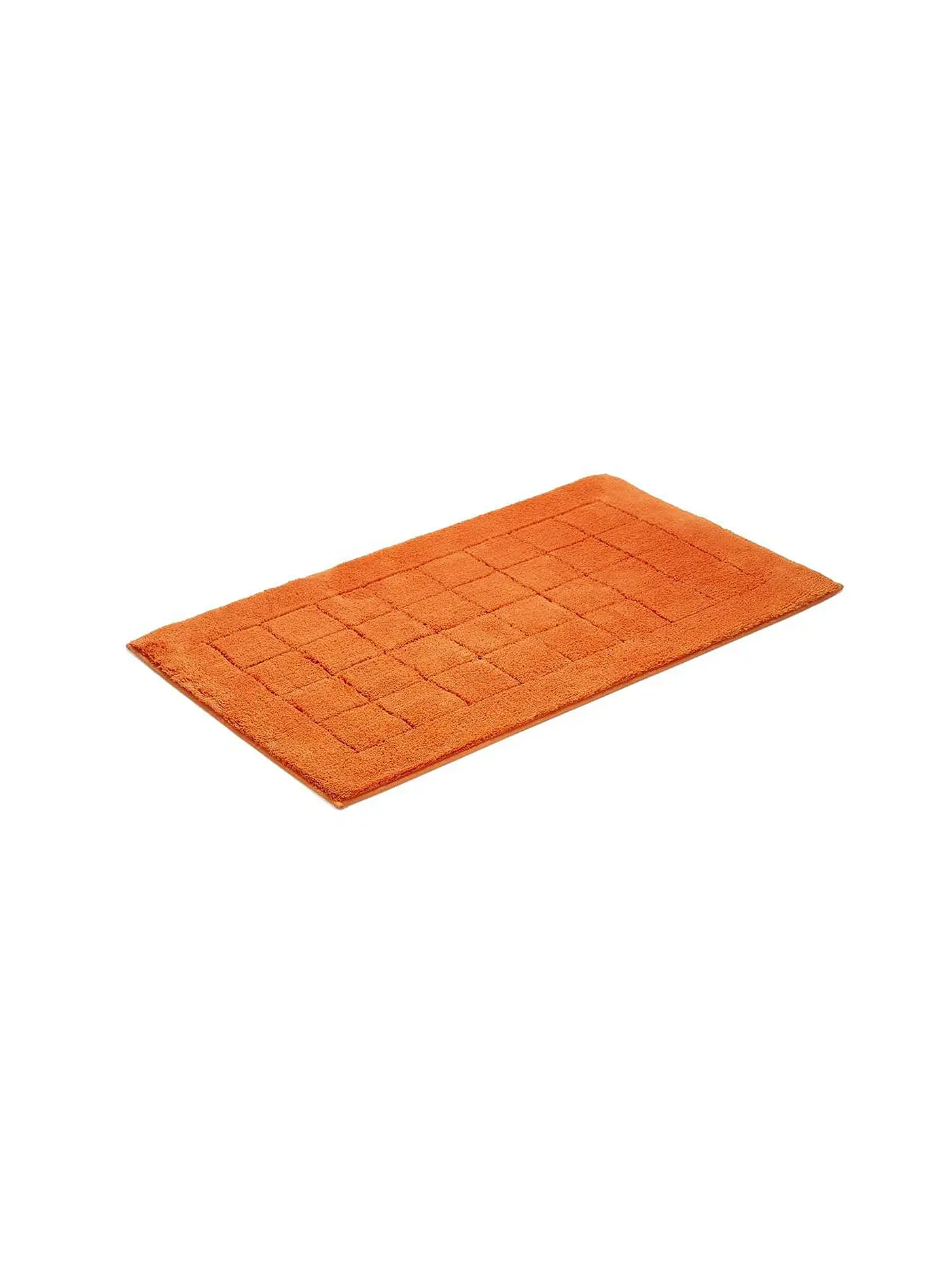 VOSSEN | Badeteppich "Exclusive" 60x100cm (weiss) | orange