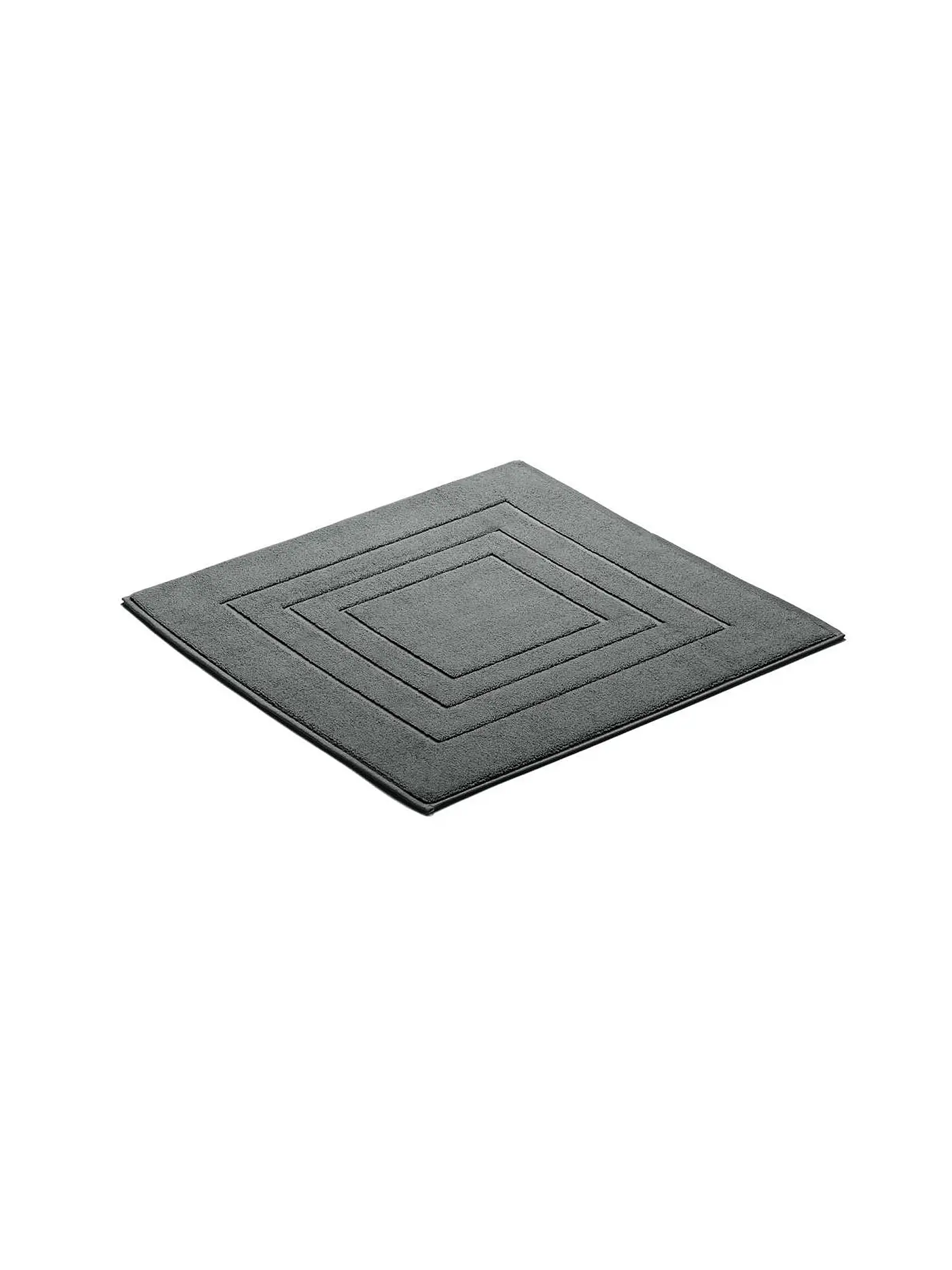 VOSSEN | Badeteppich "Feeling" 60x60cm (flanell) | grau