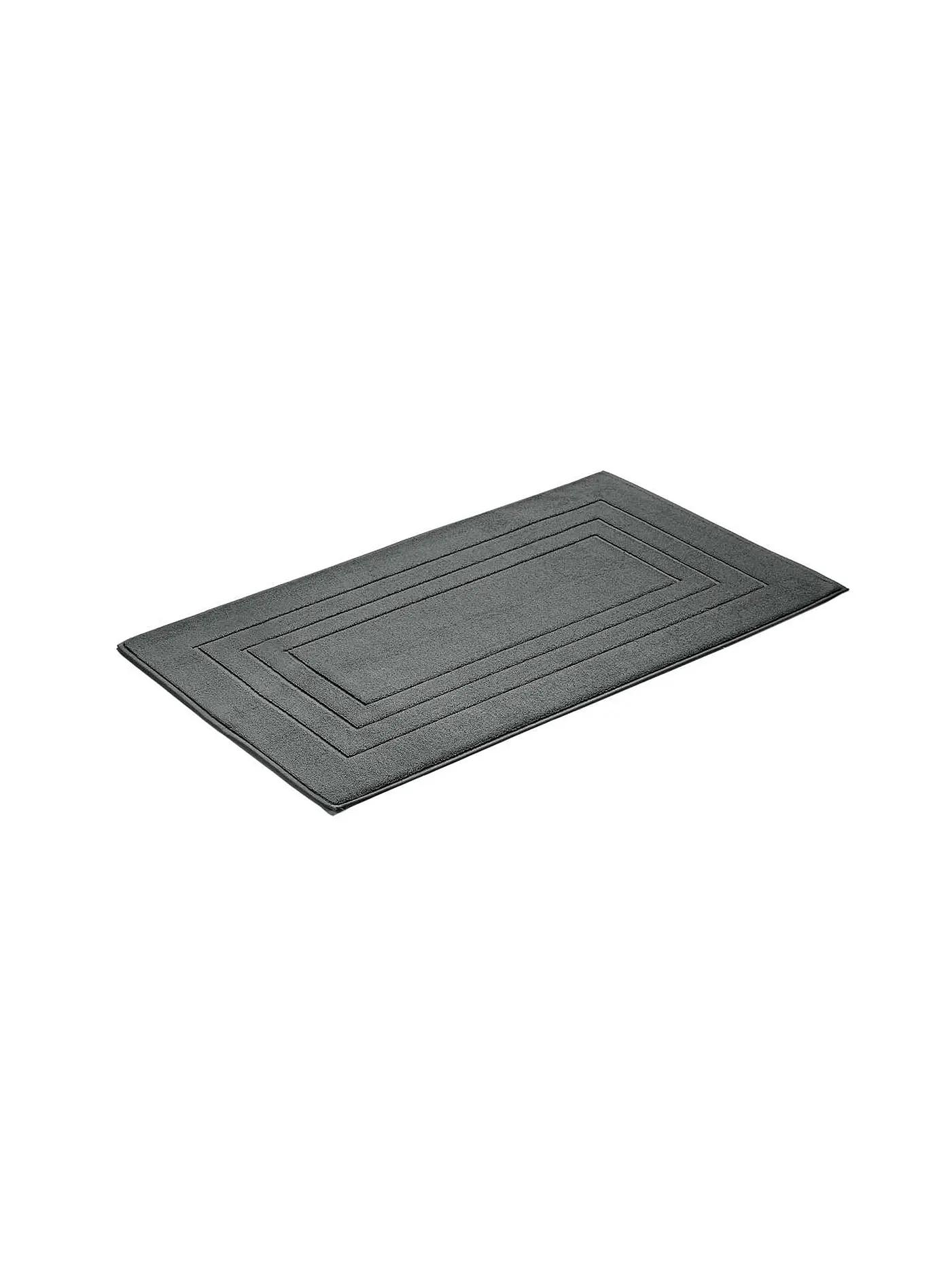 VOSSEN | Badeteppich "Feeling" 60x60cm (rubin) | grau
