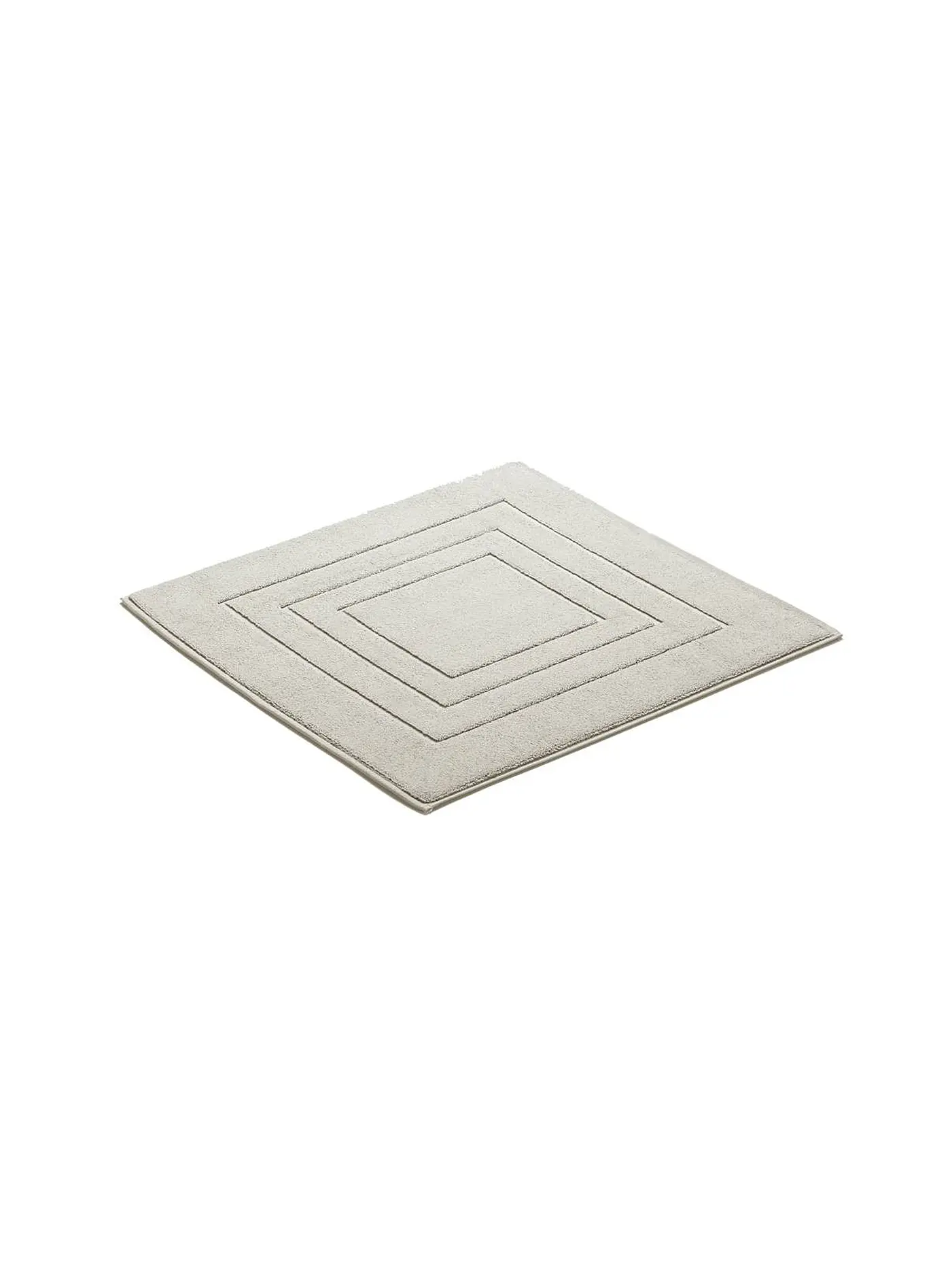 VOSSEN | Badeteppich "Feeling" 60x60cm (flanell) | grau