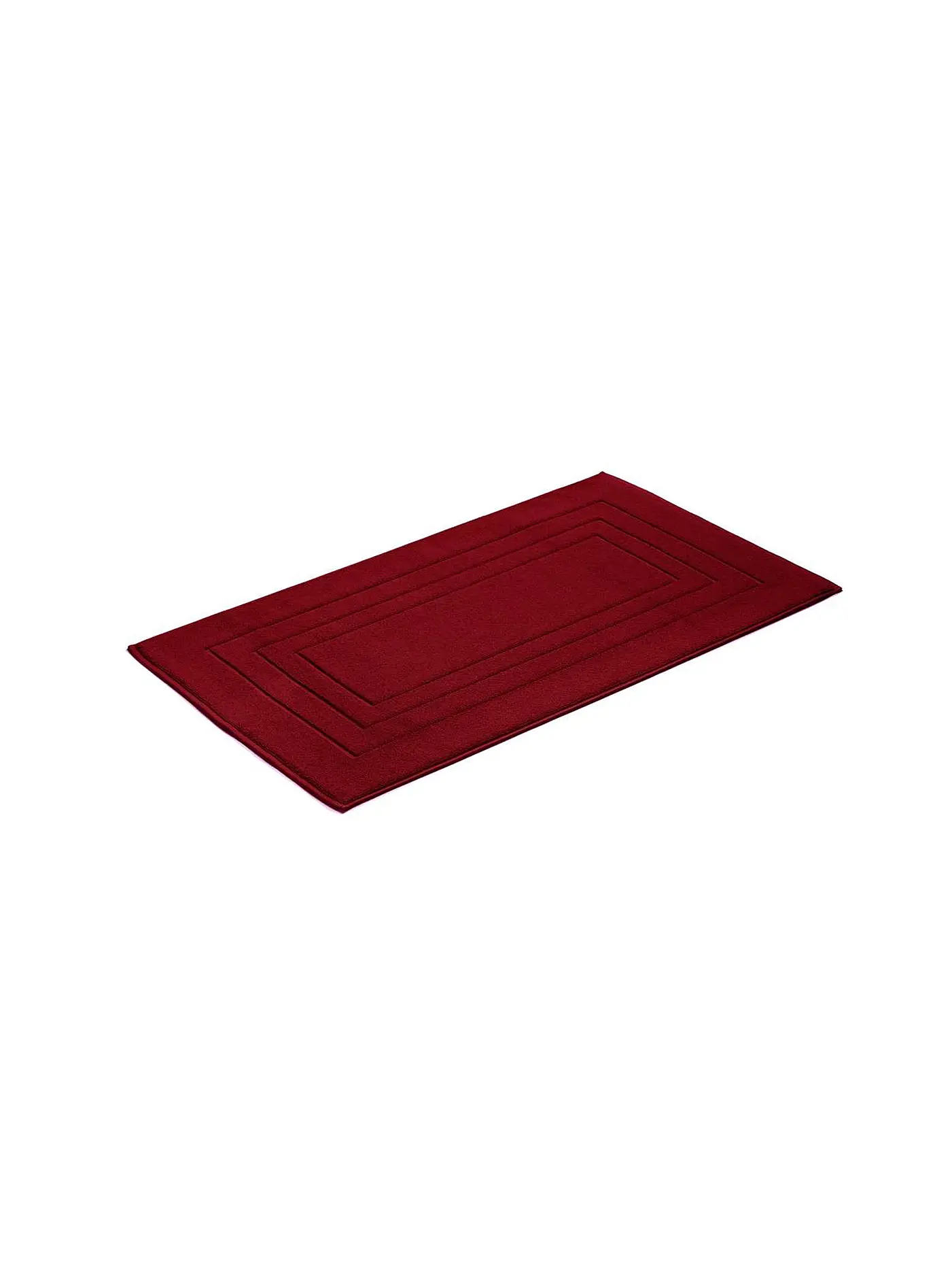 VOSSEN | Badeteppich "Feeling" 60x60cm (rubin) | rot