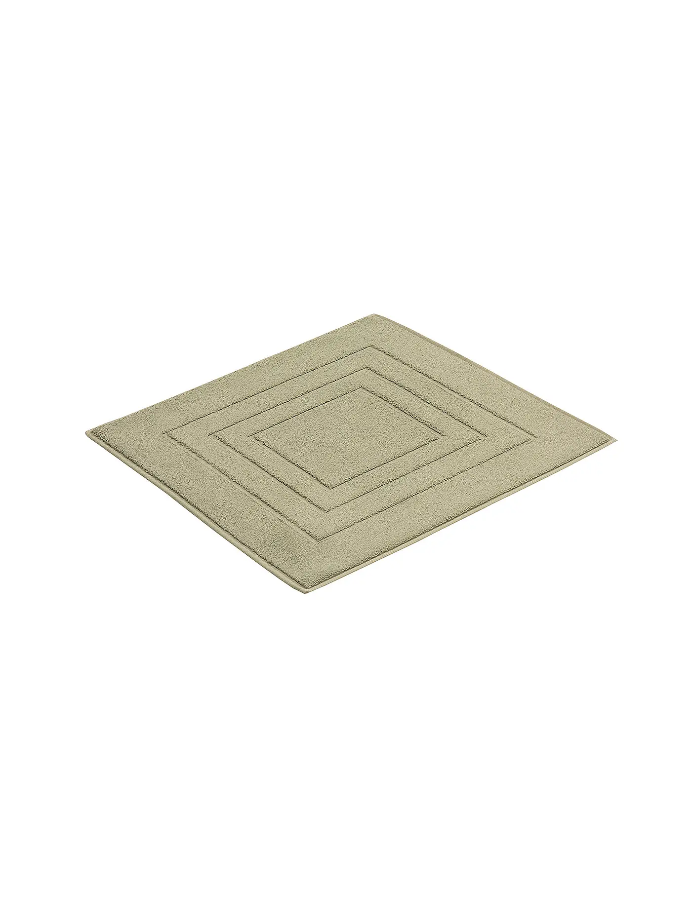 VOSSEN | Badeteppich "Feeling" 60x60cm (flanell) | grün