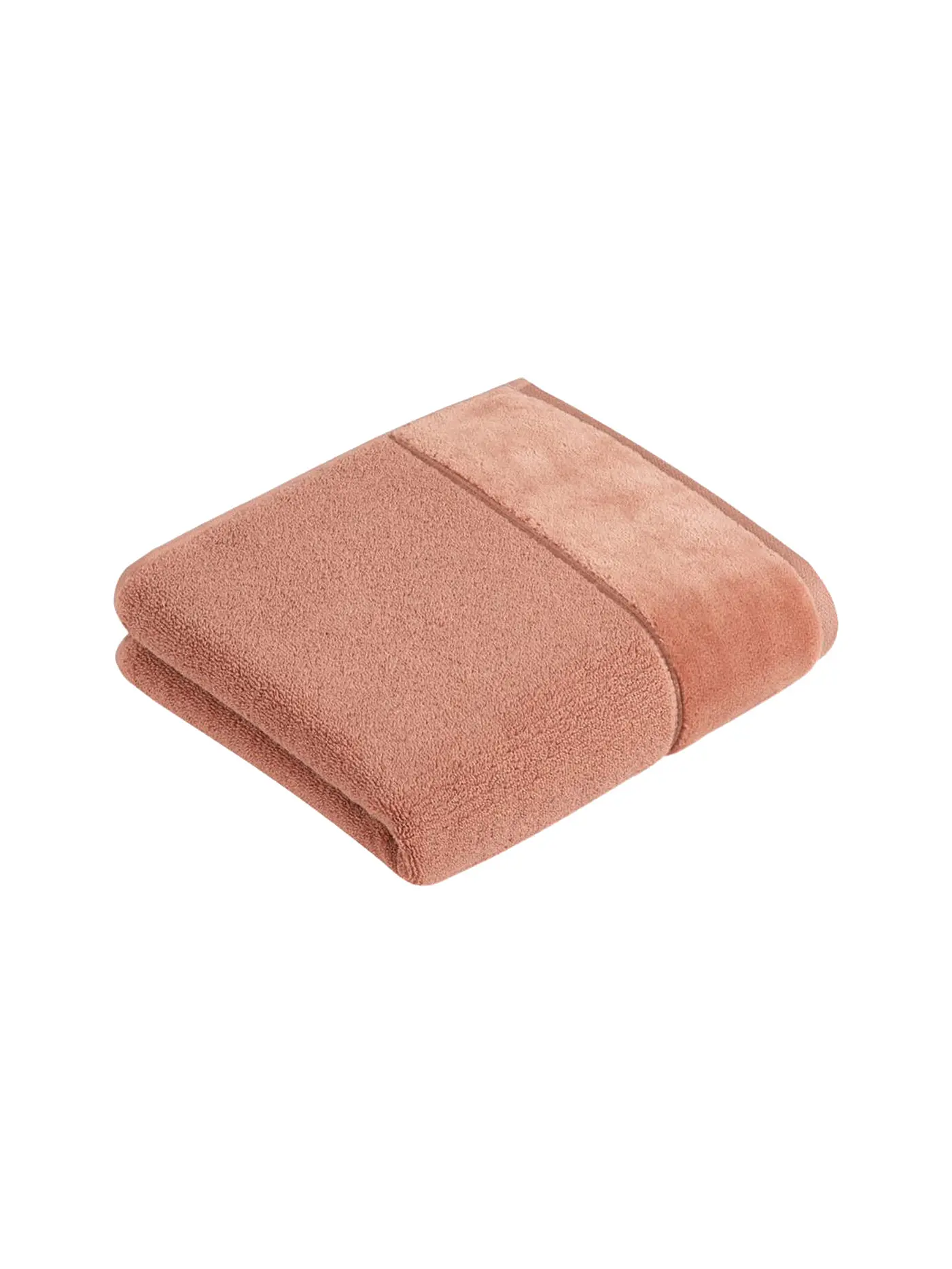 VOSSEN | Duschtuch "Pure" 67x140cm (Red Rock) | rosa
