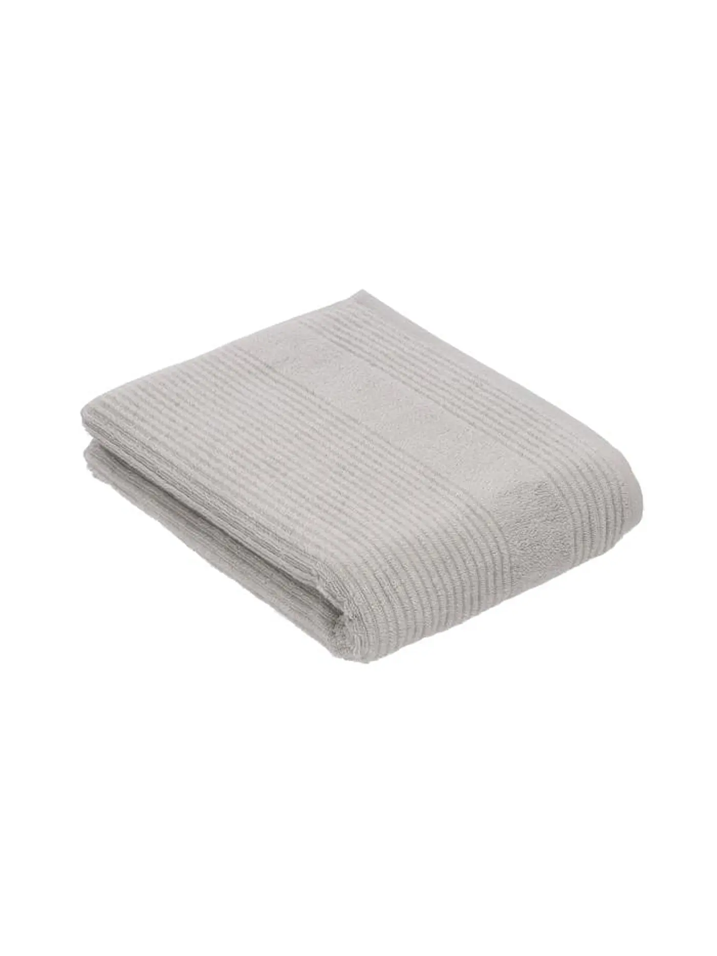VOSSEN | Duschtuch TOMORROW 67x140cm Dunkelgrau | beige