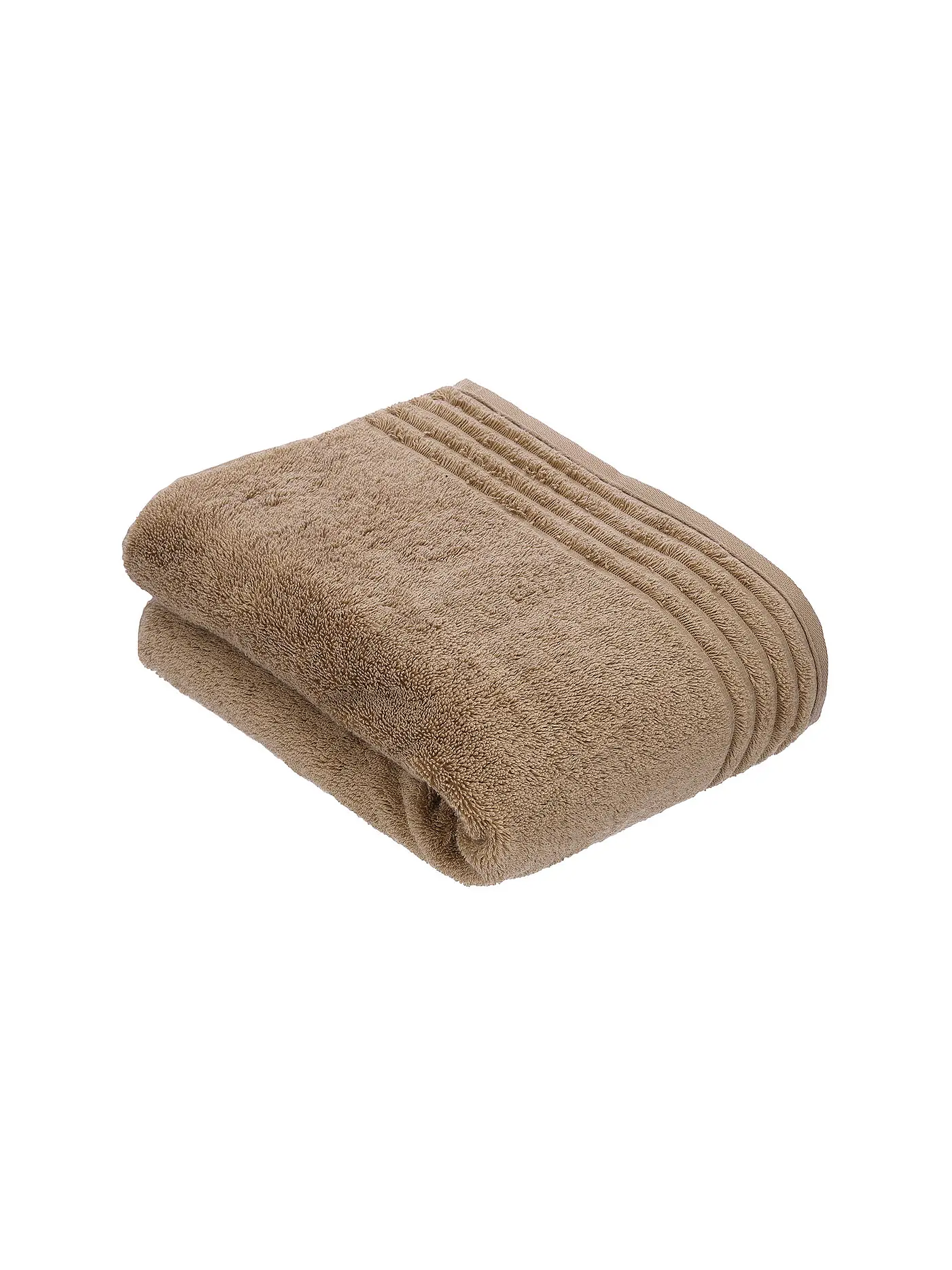 VOSSEN | Duschtuch "Vienna Style" 67x140cm (Evergreen) | camel