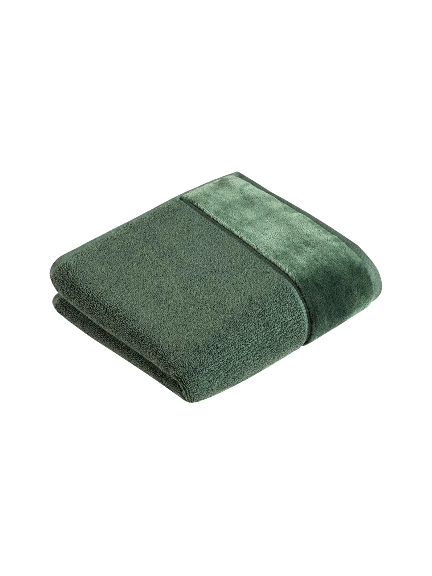 VOSSEN | Gästetuch "Pure" 40x60cm (Green Tea) | petrol