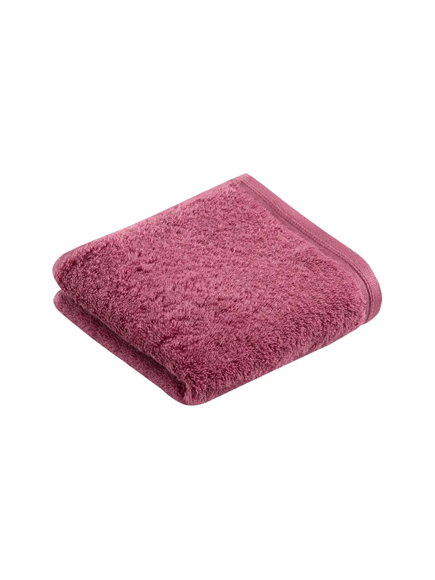 VOSSEN | Gästetuch "Vegan Life" 40x60cm (Blackberry) | pink