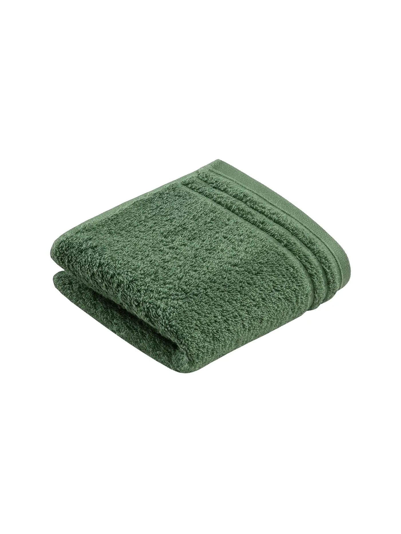 VOSSEN | Gästetuch "Vienna Style" 30x50cm (Evergreen) | olive