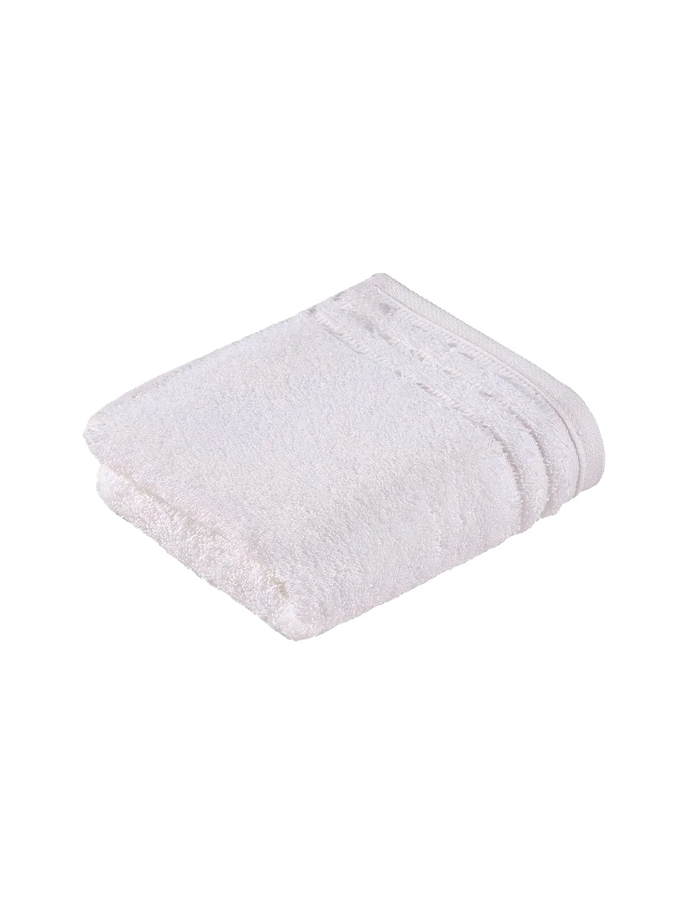 VOSSEN | Gästetuch Vienna Style 30x50cm Camel | weiss